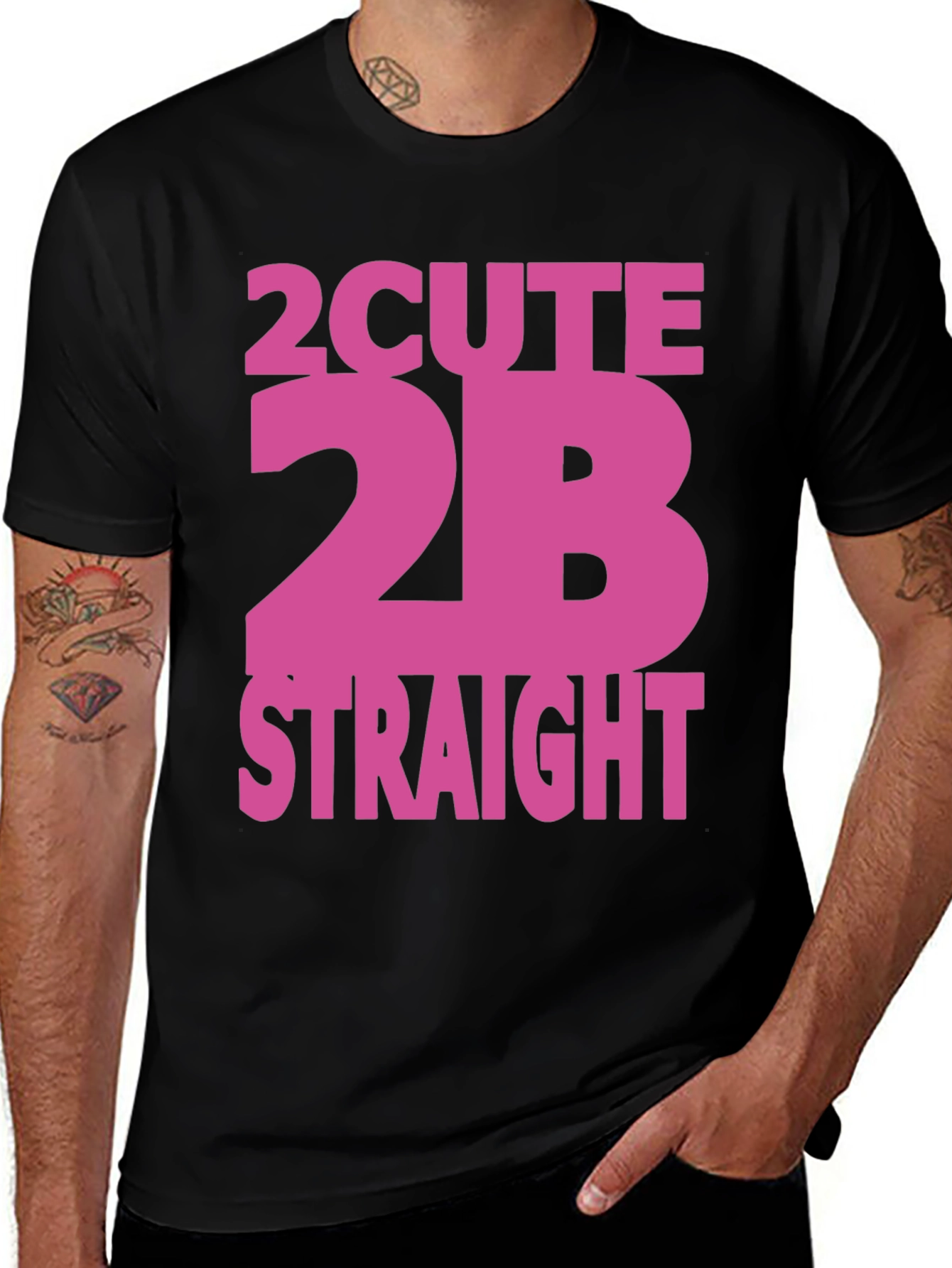 Variant 14 of 2 Cute 2B Straight Graphic Tee