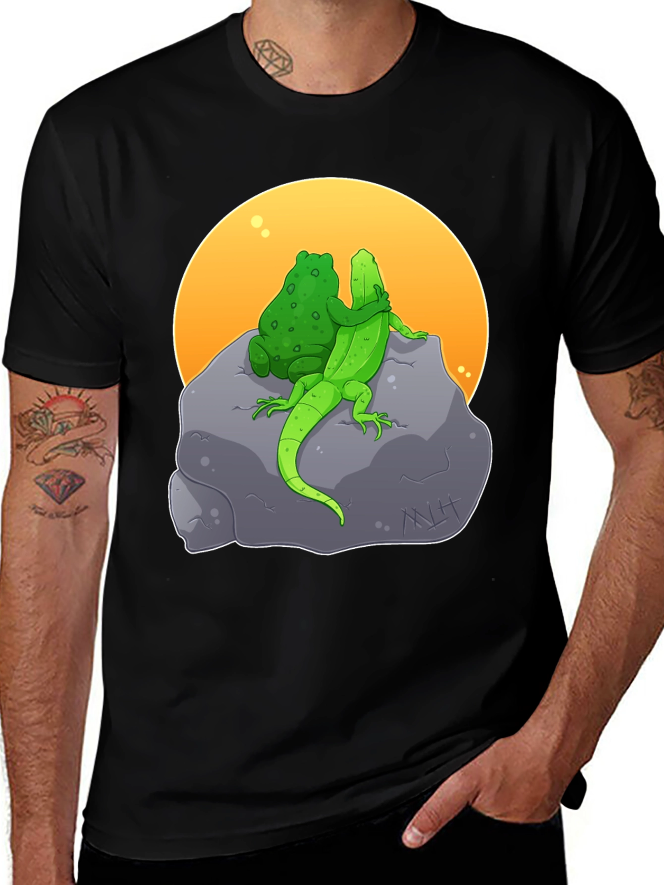 Variant 19 of Frog & Lizard Graphic Tee