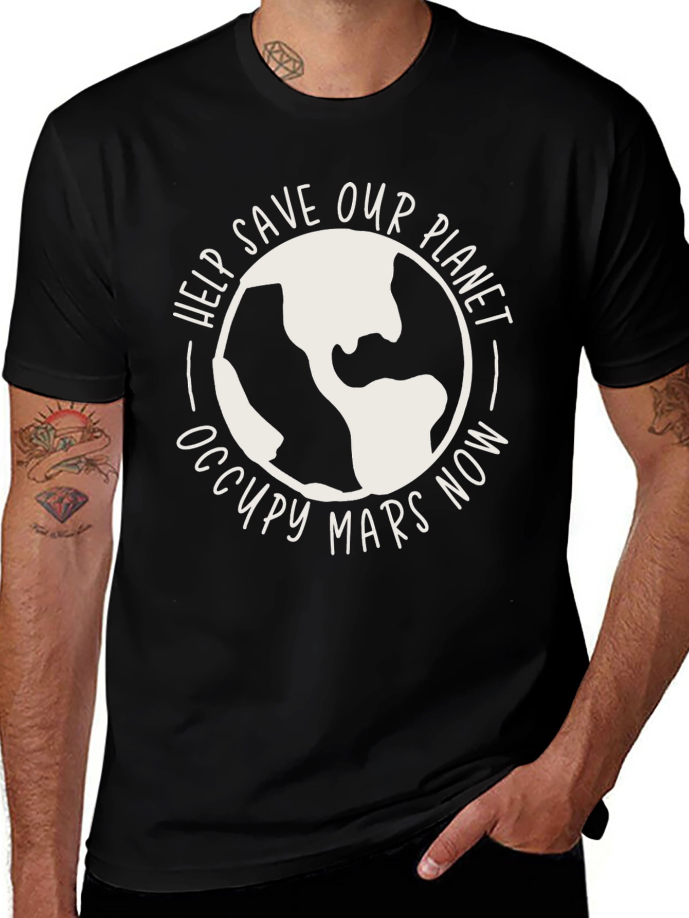 Variant 11 of Occupy Mars Now T-Shirt