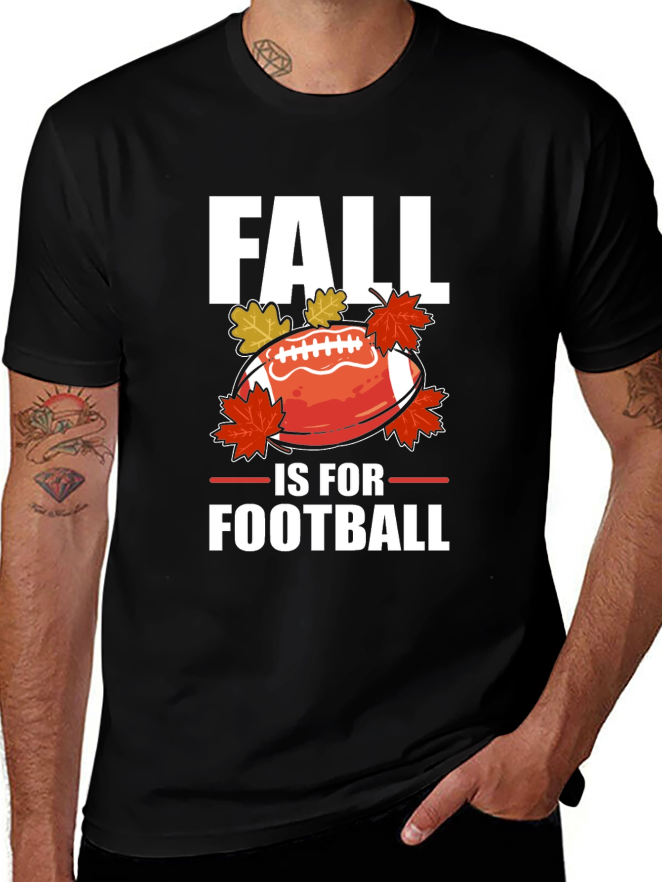 Variant 7 of Fall is for Football Graphic T-Shirt