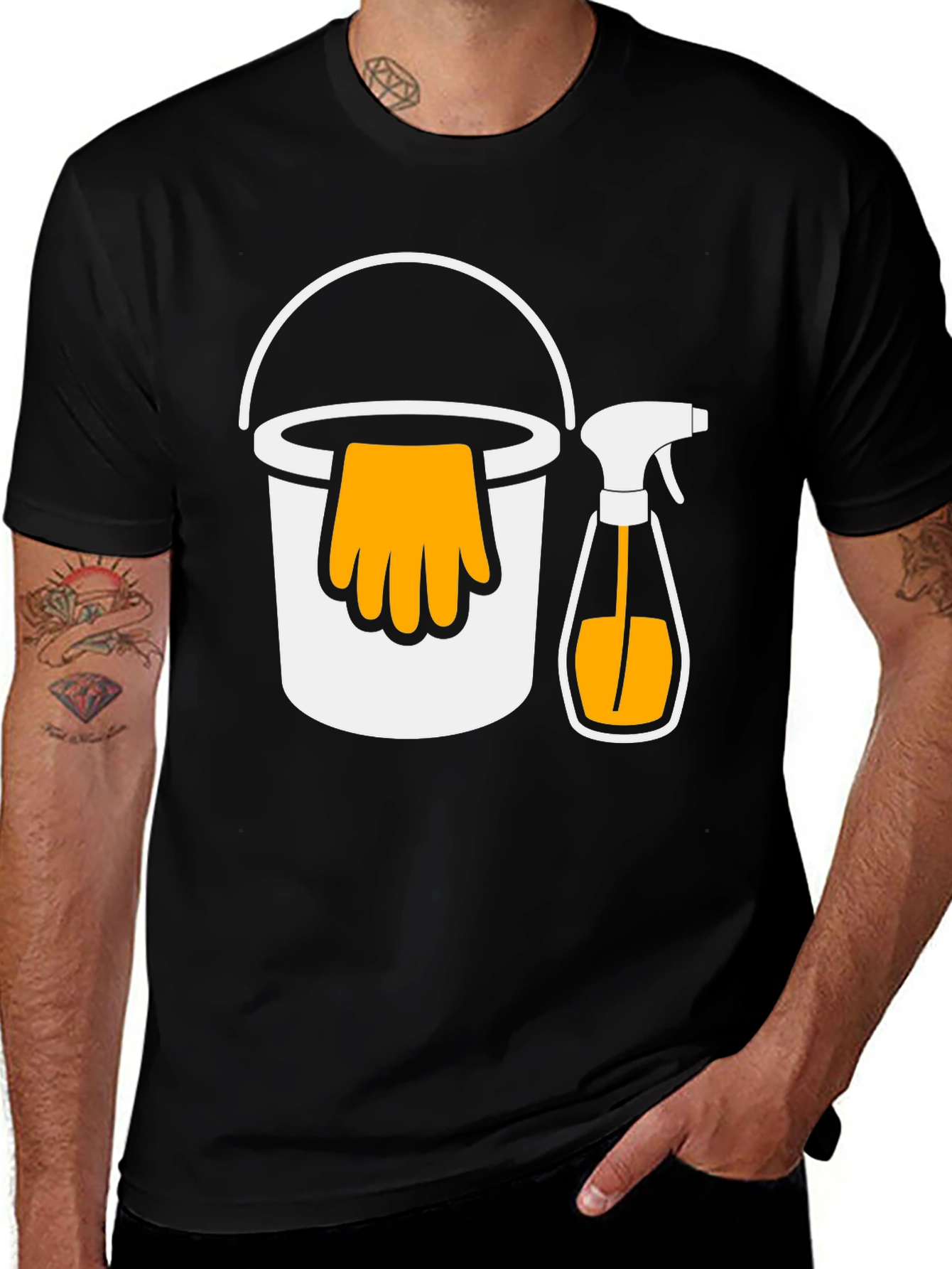 Variant 9 of Cleaning Crew T-Shirt - Funny Housework Tee