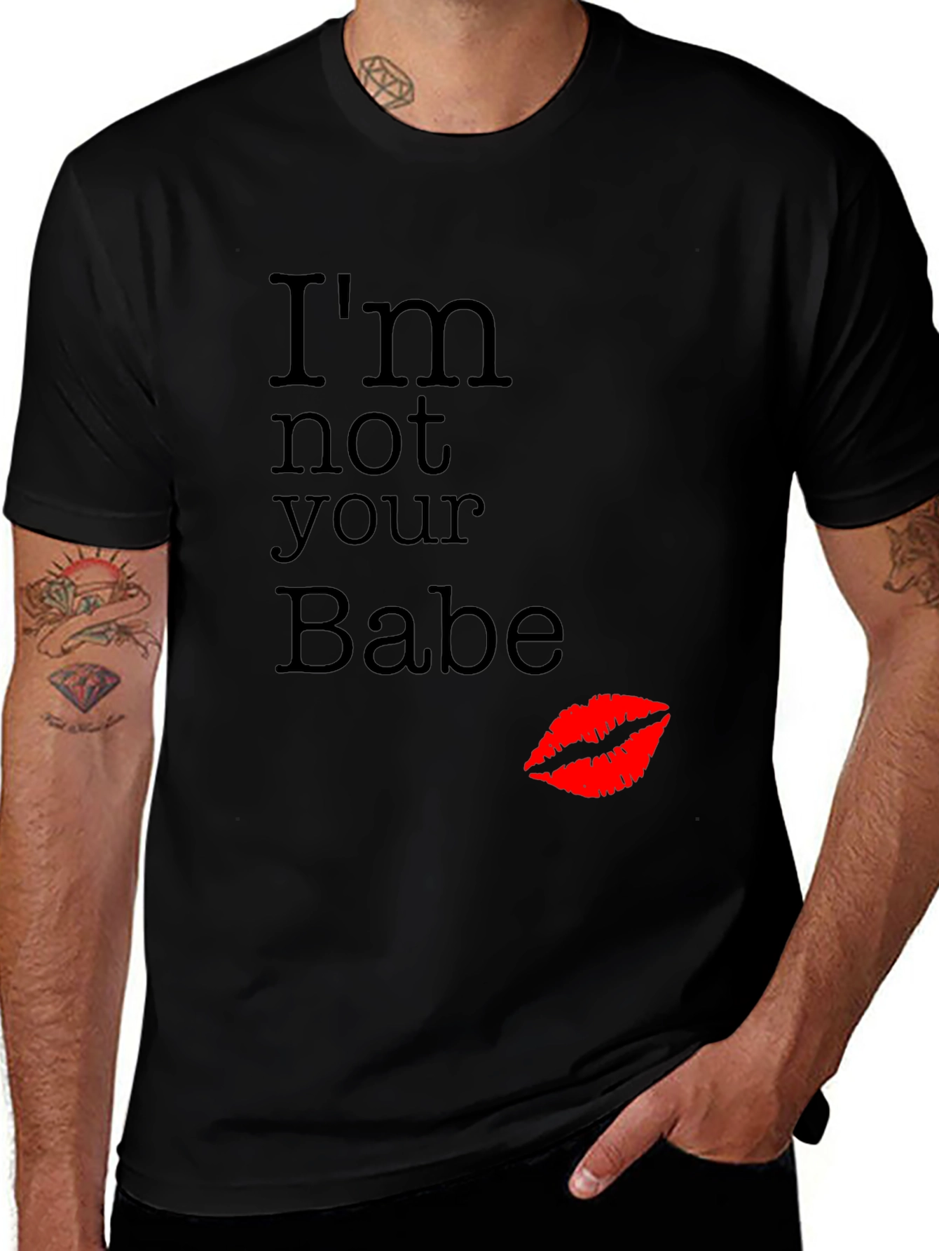 Variant 12 of I'm Not Your Babe Graphic T-Shirt