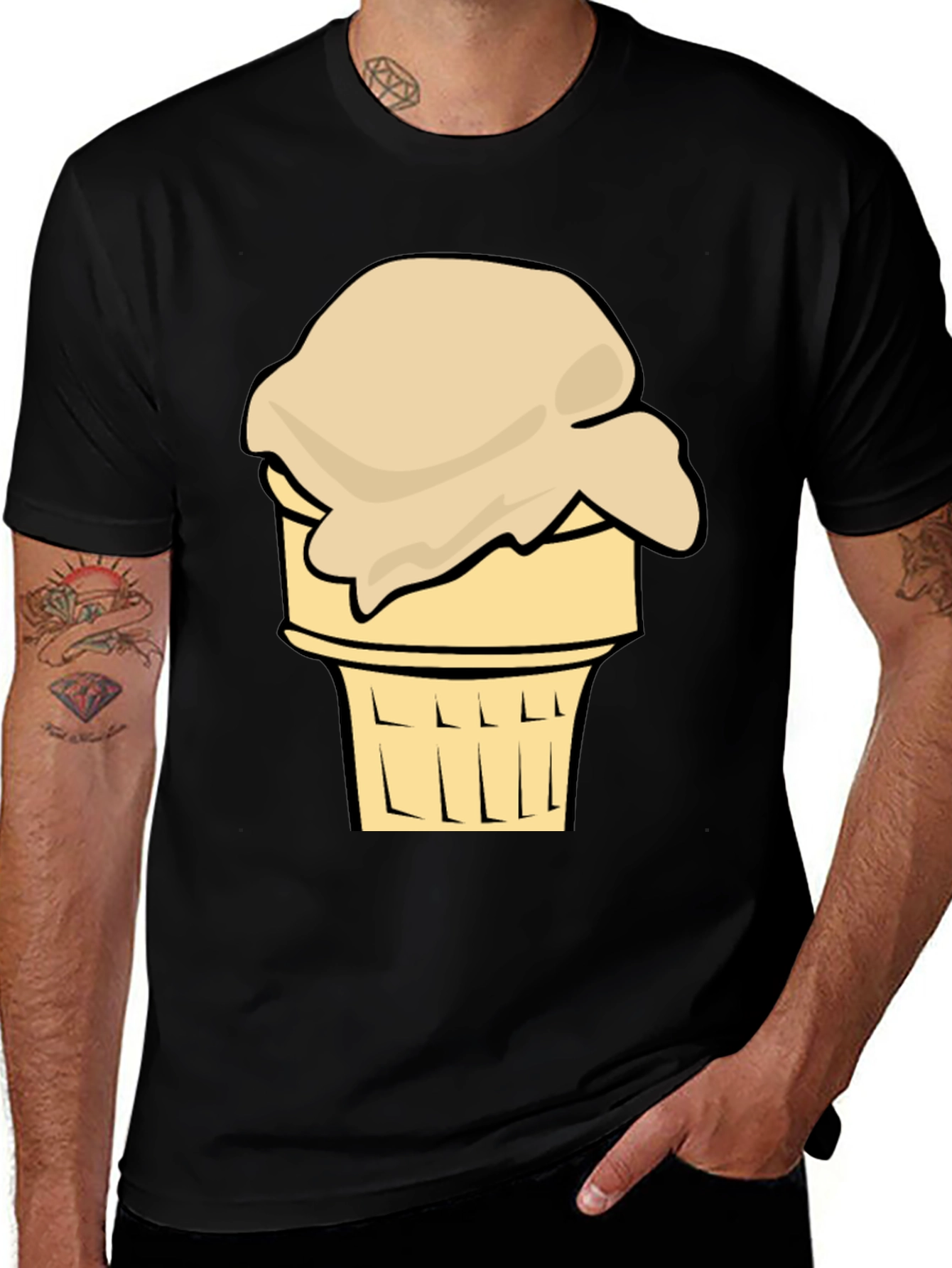 Variant 13 of Ice Cream Cone Graphic T-Shirt - Casual Cool
