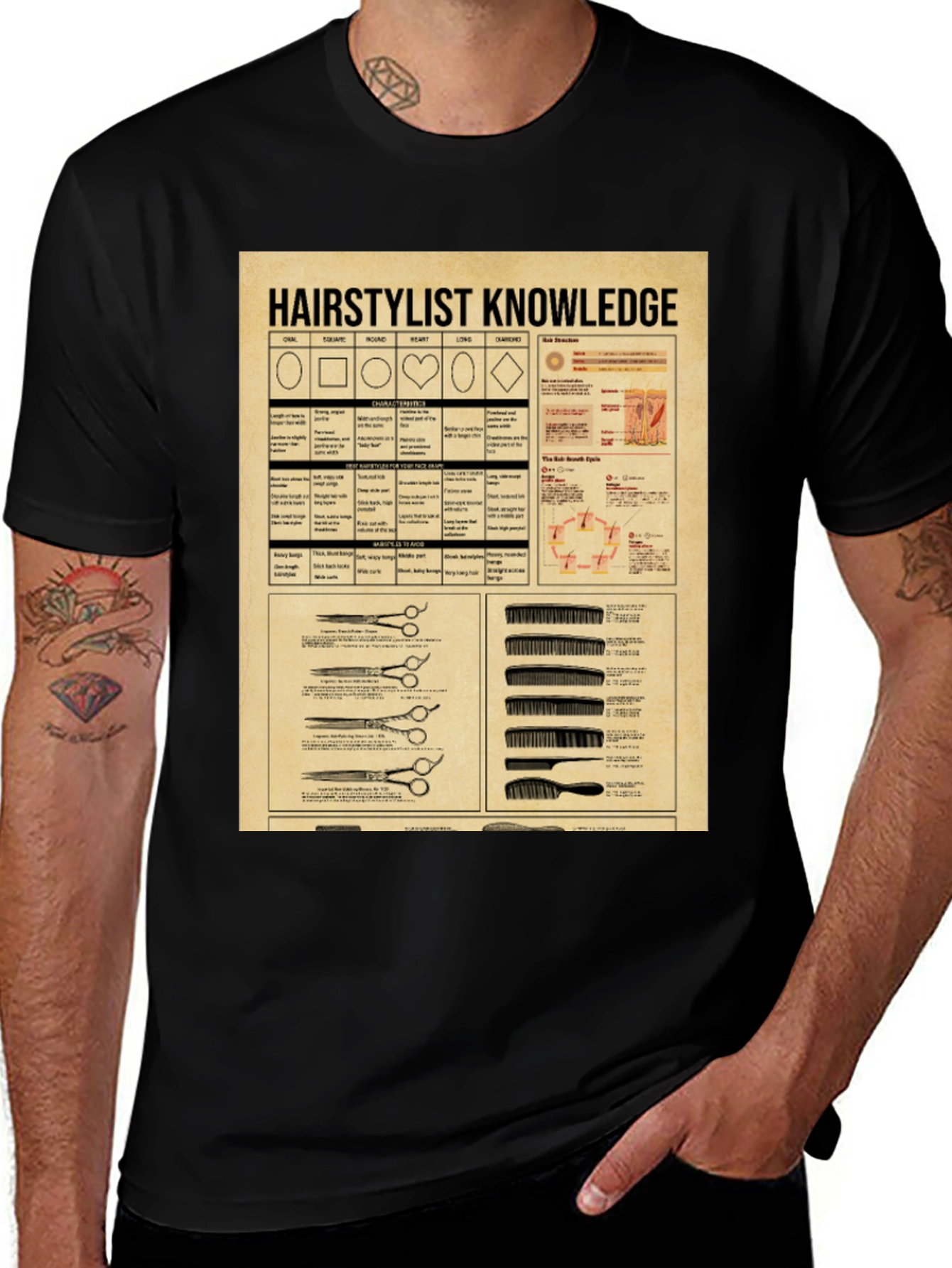 Variant 26 of Hairstylist Knowledge T-Shirt - Unisex