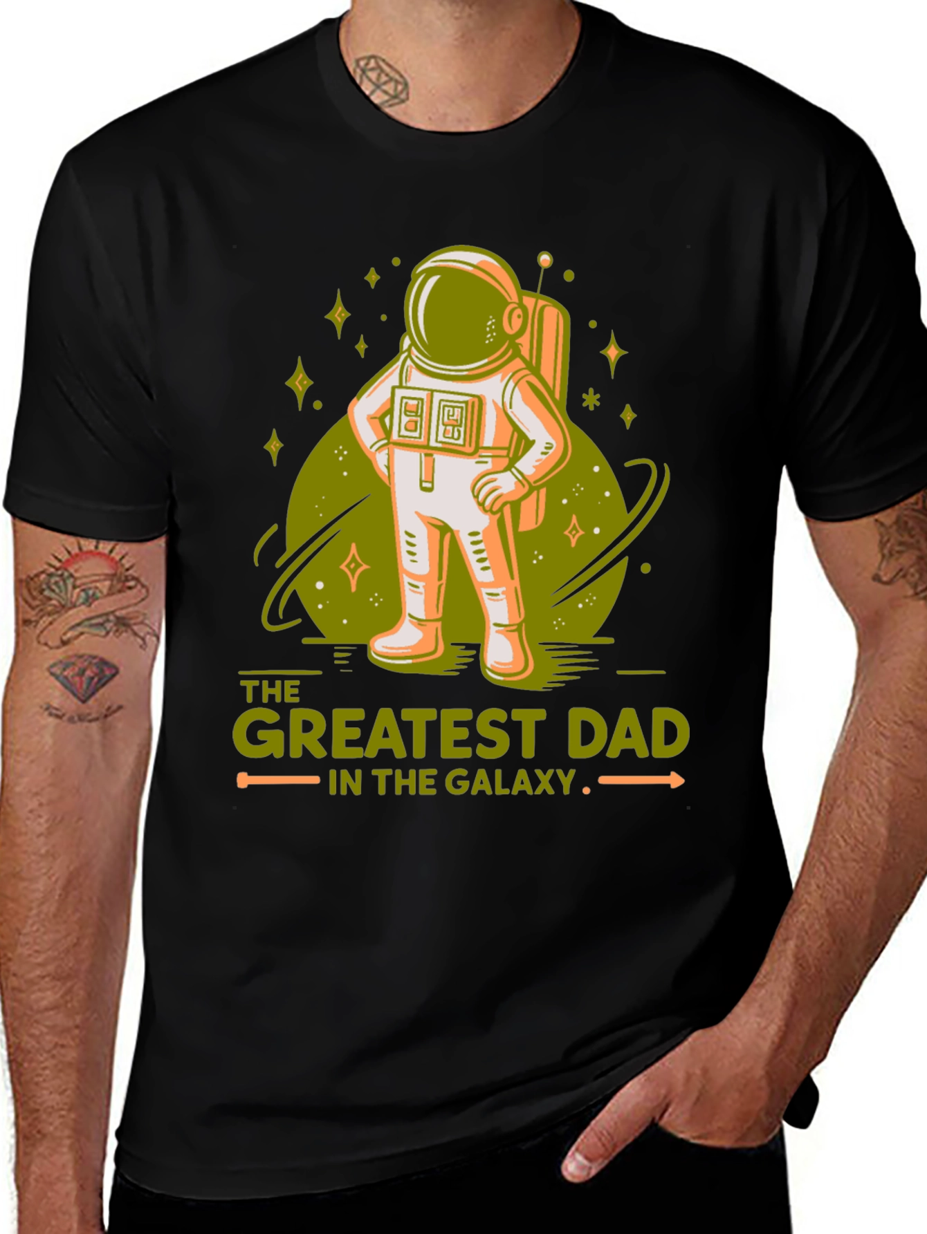 Variant 8 of Greatest Dad Galaxy Astronaut T-Shirt