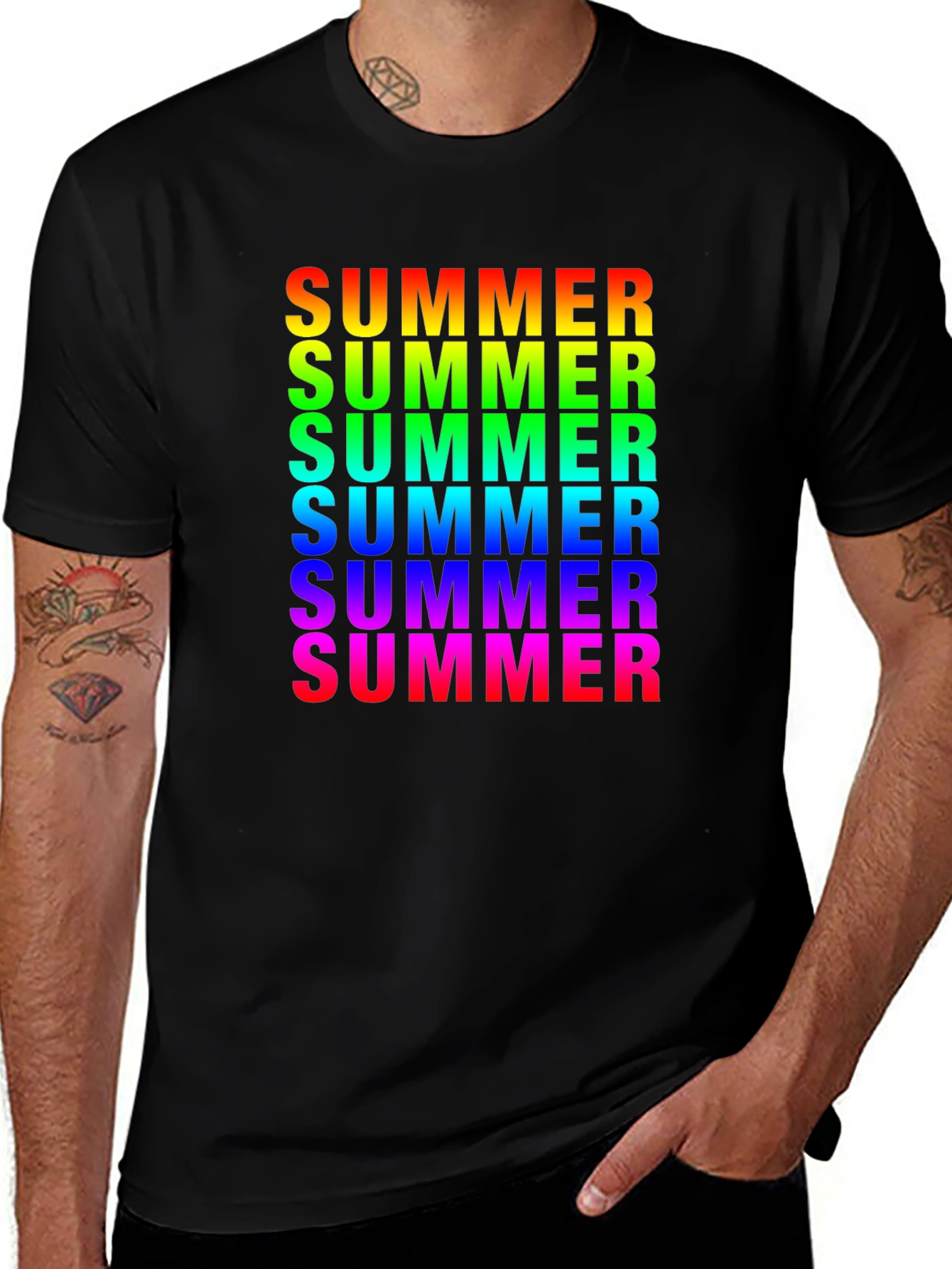 Variant 19 of Rainbow Summer T-Shirt