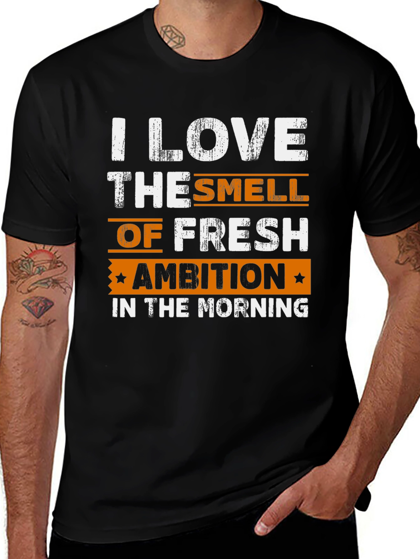 Variant 4 of I Love the Smell of Fresh Ambition T-Shirt