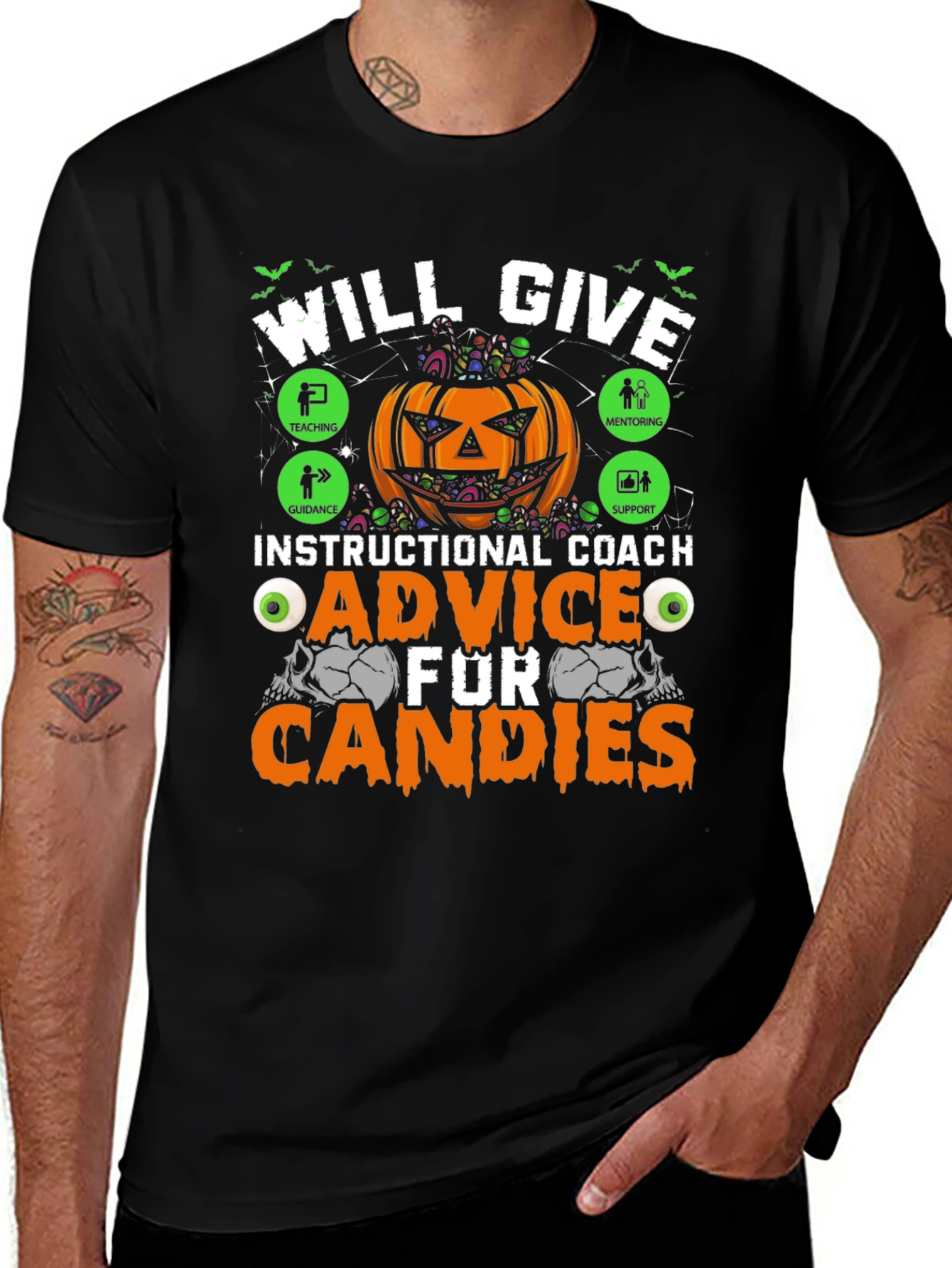 Instructional Coach Halloween Advice T-Shirt