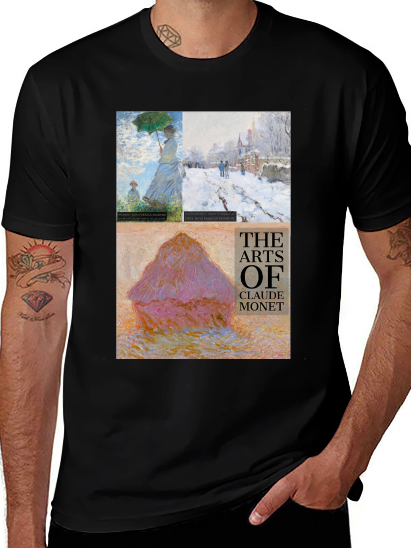 Arts of Claude Monet Graphic T-Shirt