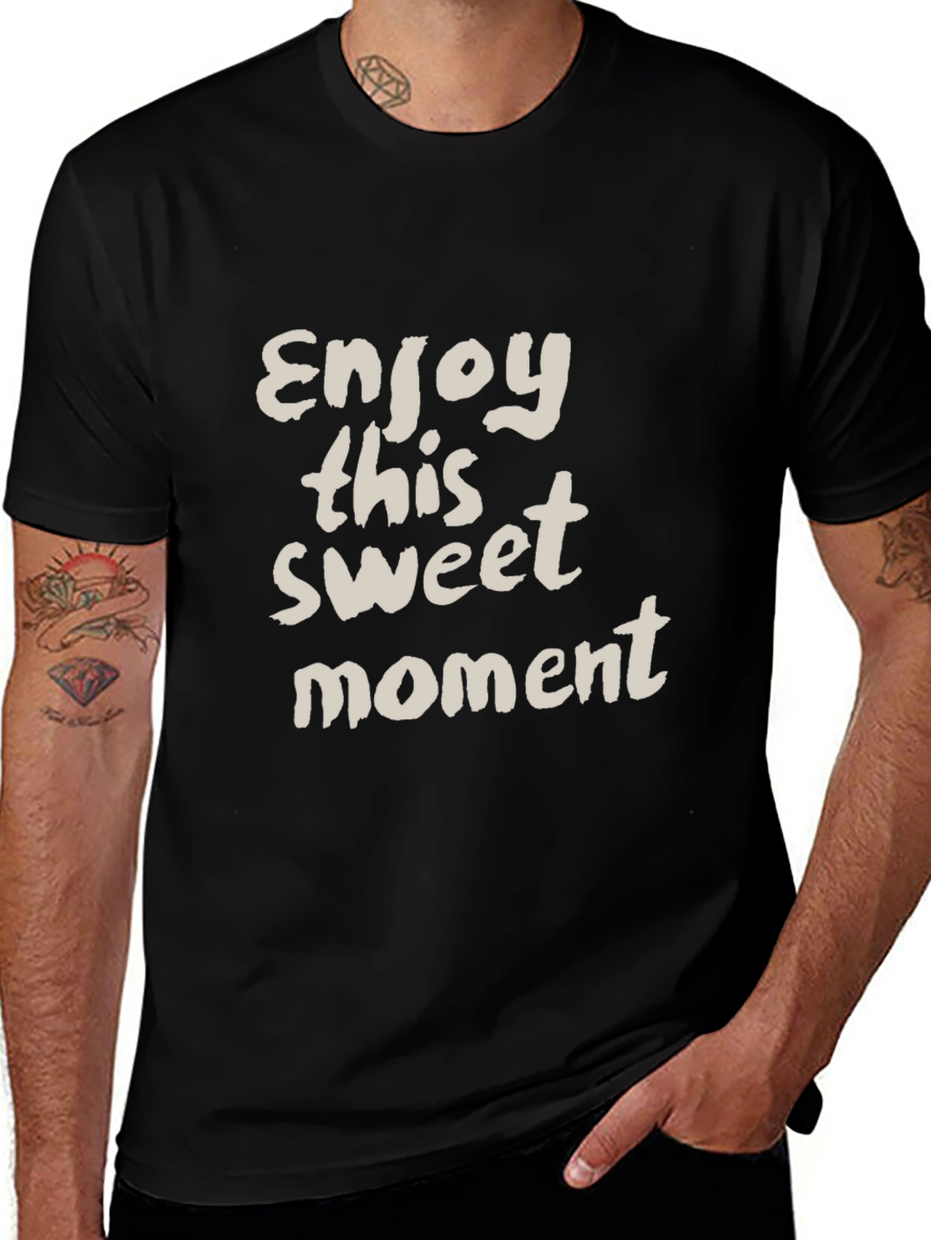 Variant 13 of Enjoy this Sweet Moment Black T-Shirt