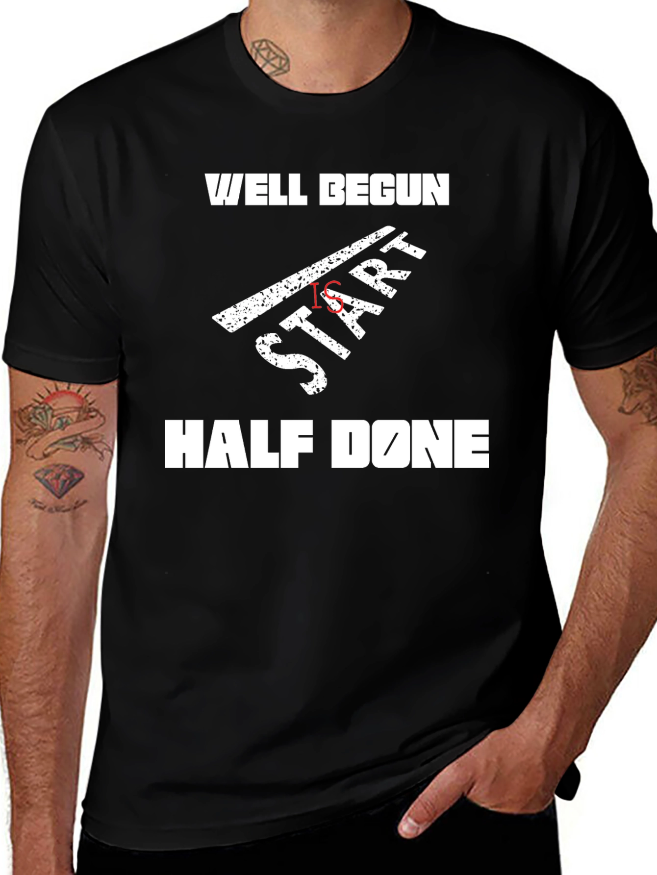 Variant 6 of Well Begun Is Half Done T-Shirt