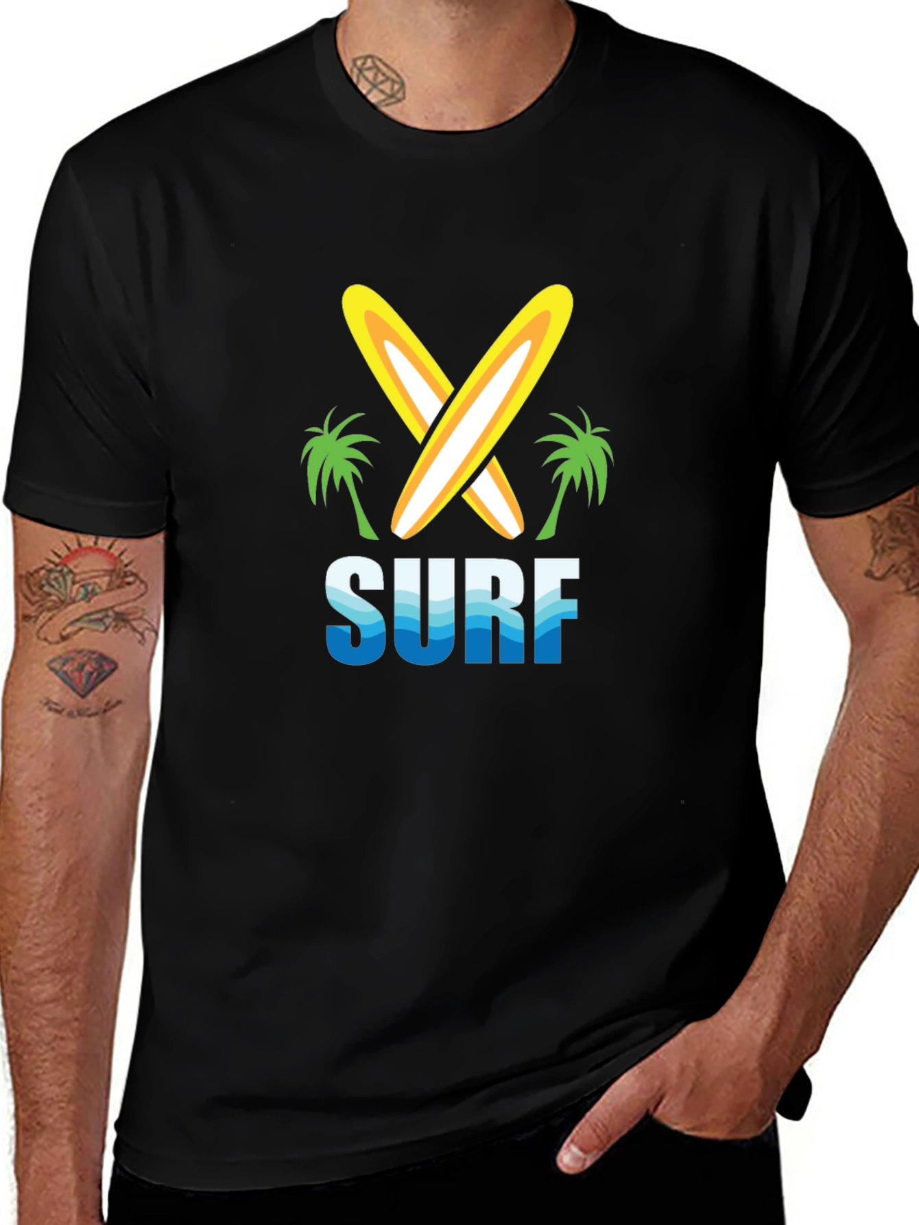 Variant 29 of Surf T-Shirt - Beach Vibes