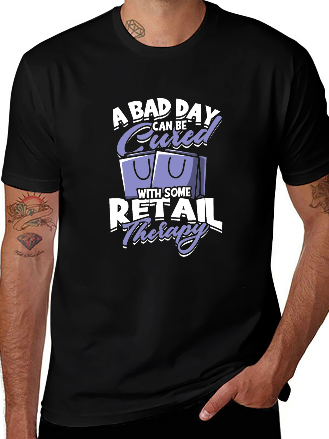 Retail Therapy T-Shirt - Funny Shopping Shirt