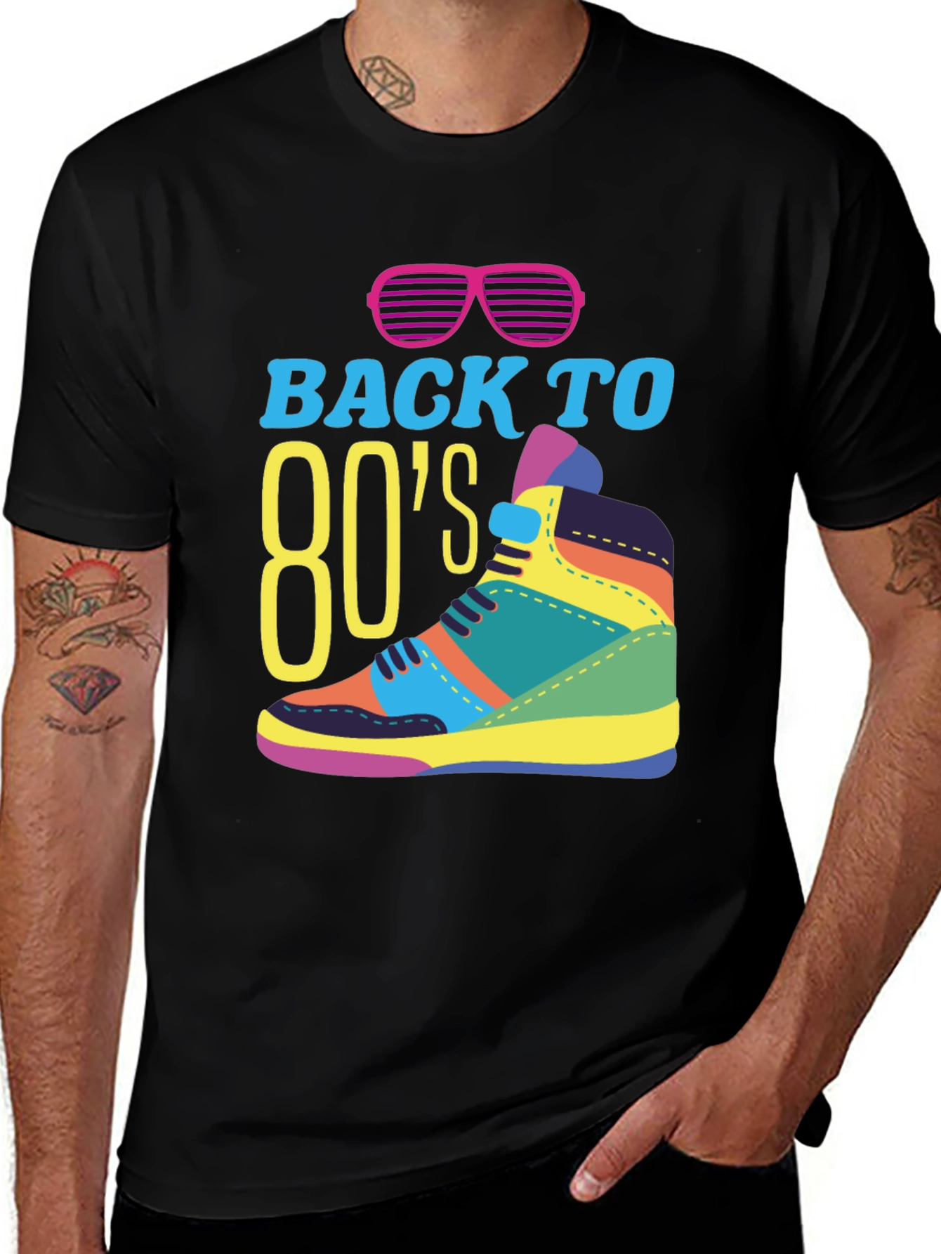 Variant 25 of Back to 80's Retro T-Shirt