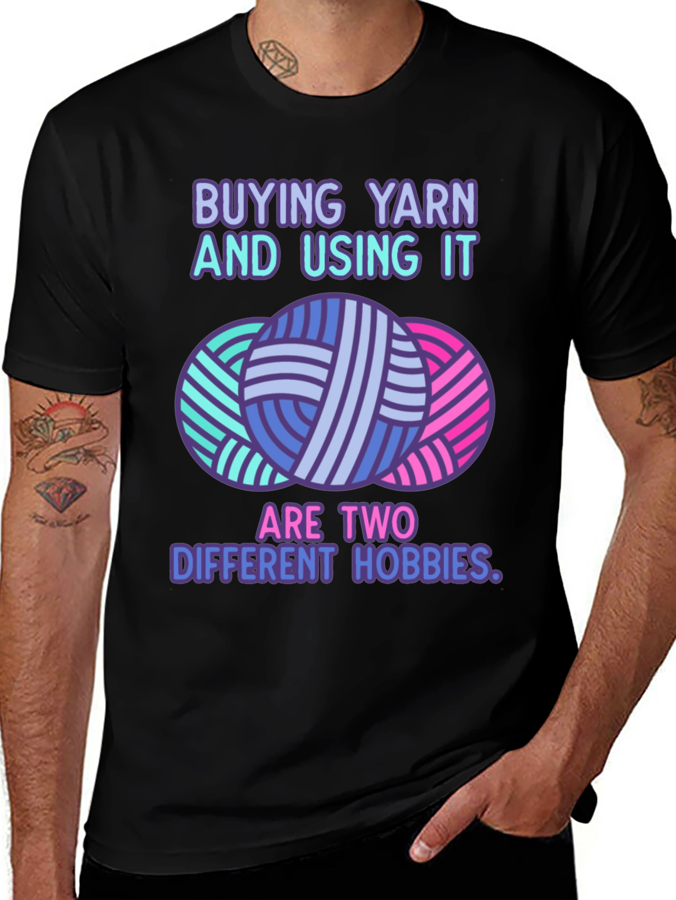 Variant 26 of Funny Yarn Hobbies T-Shirt