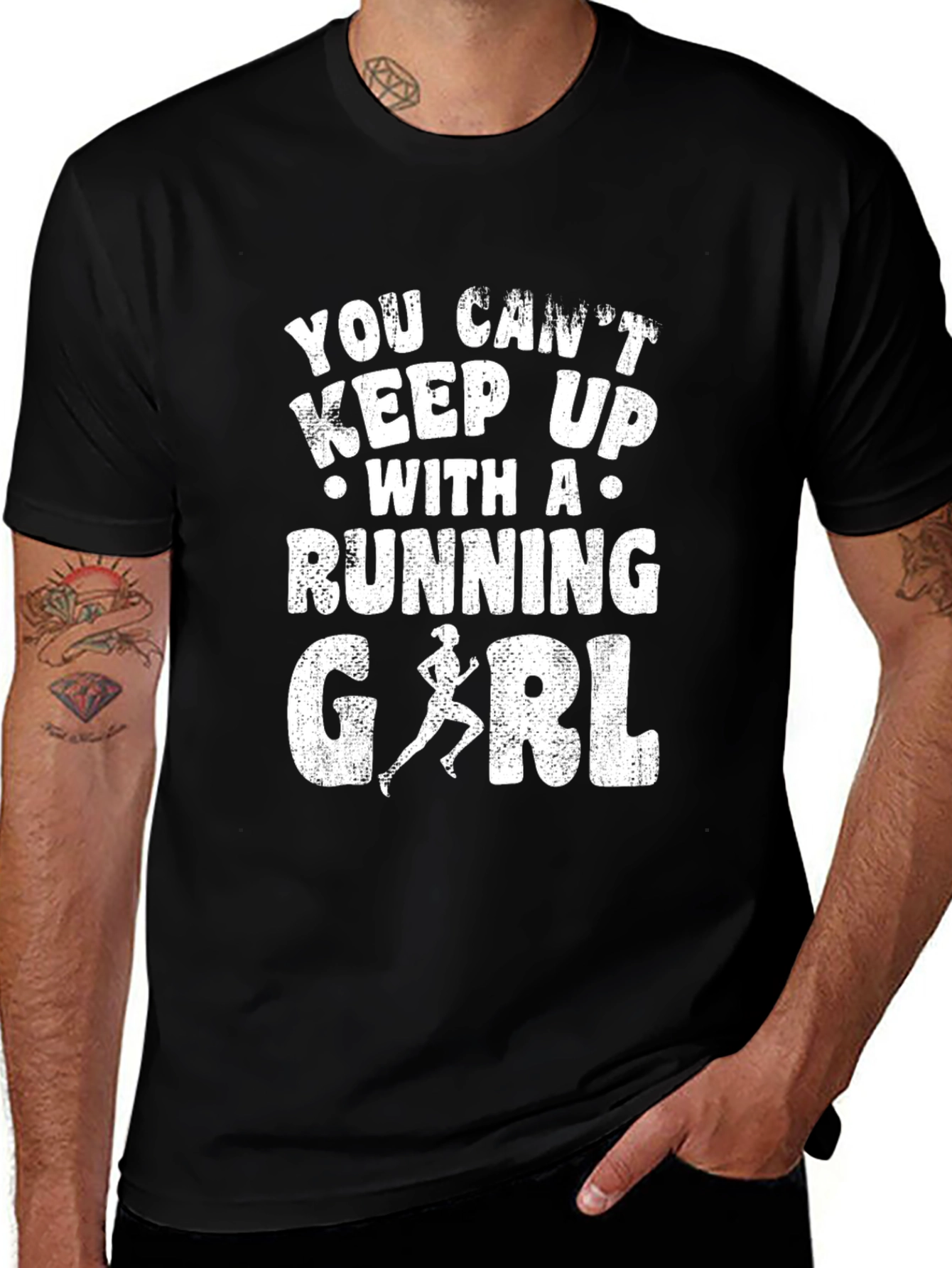 Variant 19 of Running Girl Graphic T-Shirt