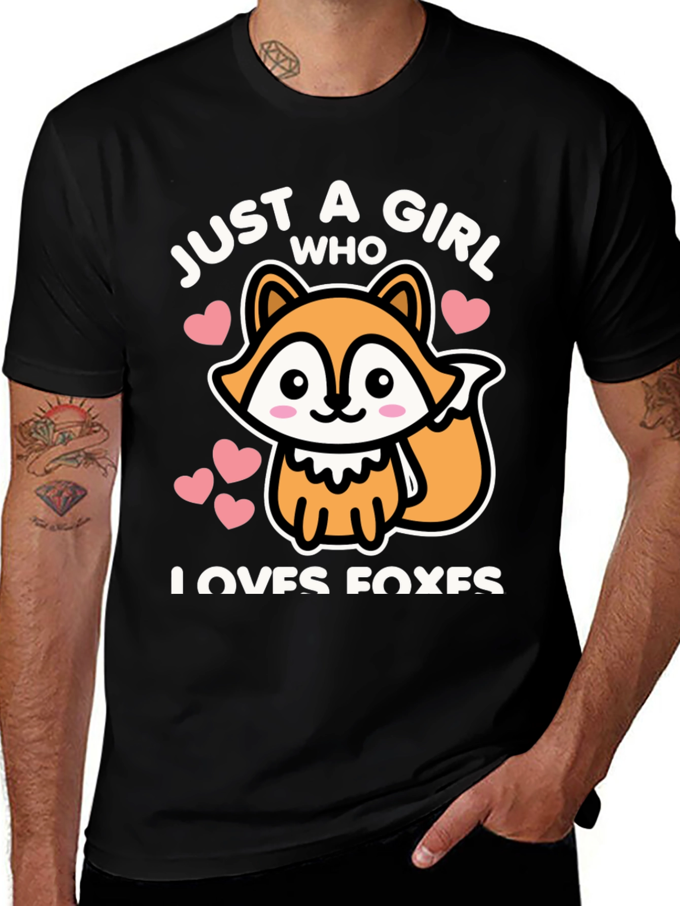 Variant 4 of Just a Girl Who Loves Foxes T-Shirt
