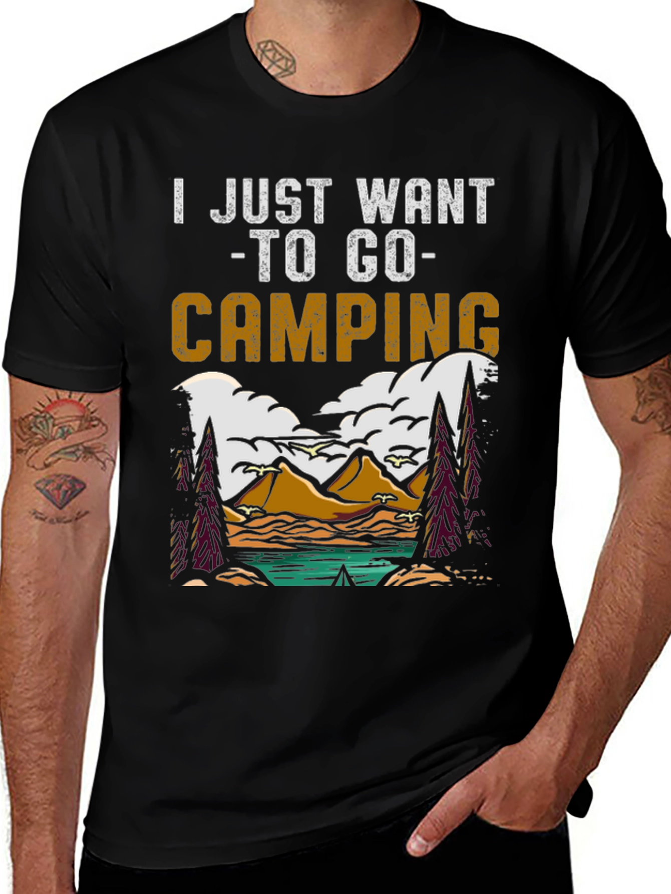Variant 25 of Camping Graphic T-Shirt