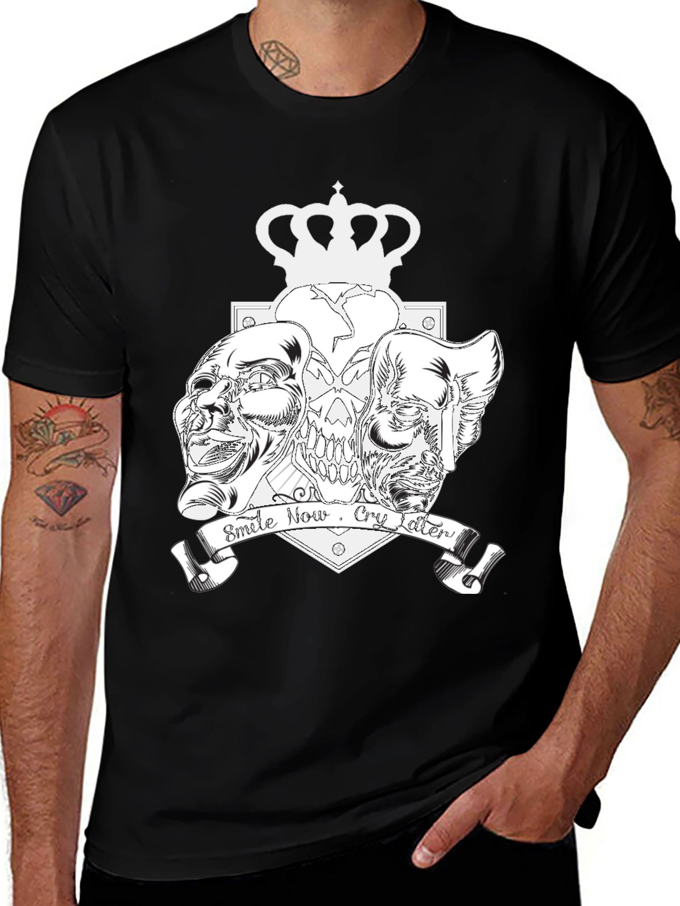 Variant 23 of Smile Now Cry Later T-Shirt - Graphic Tee