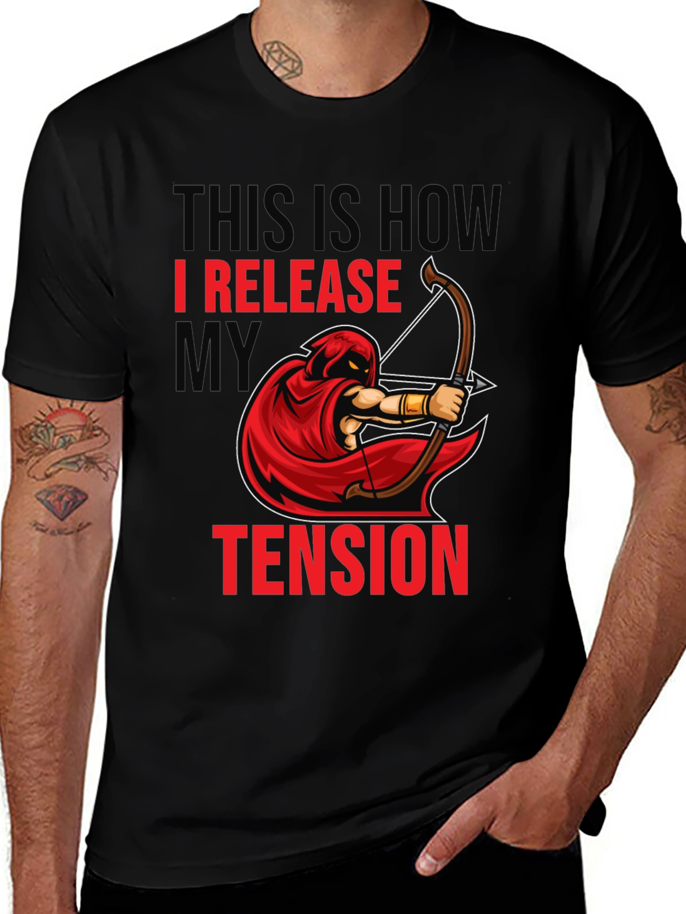 Variant 15 of Archery Tension Release T-Shirt