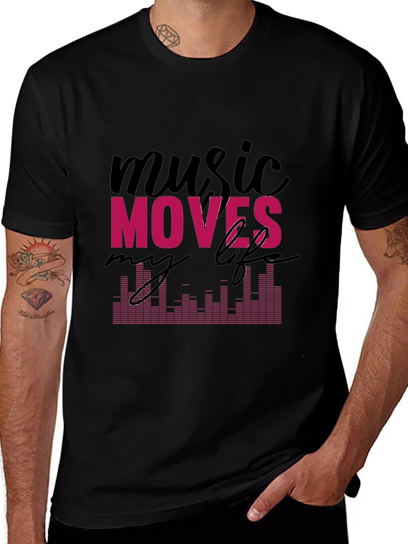 Variant 12 of Music Moves My Life Graphic Tee