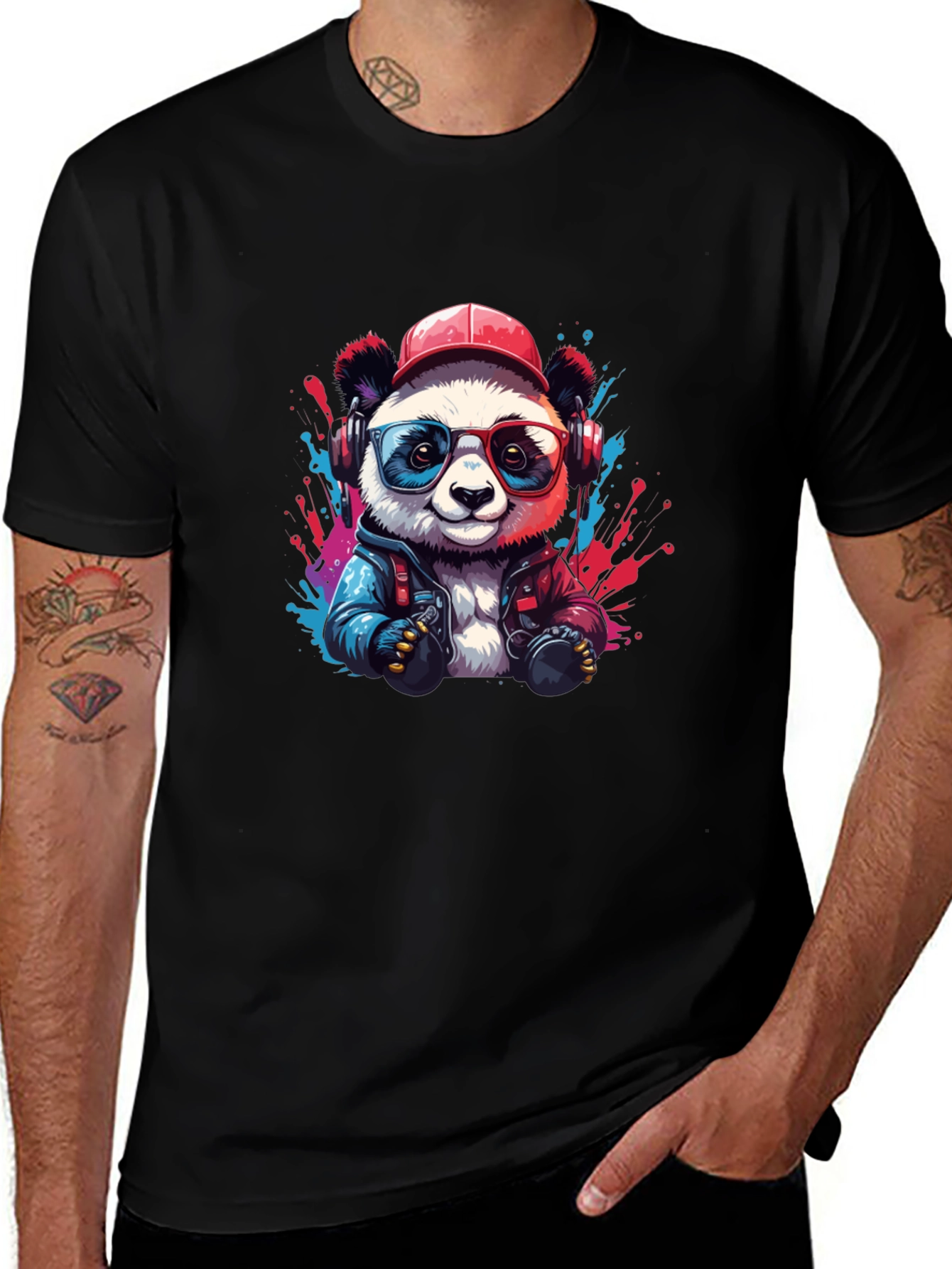 Variant 13 of Cool Panda Graphic T-Shirt