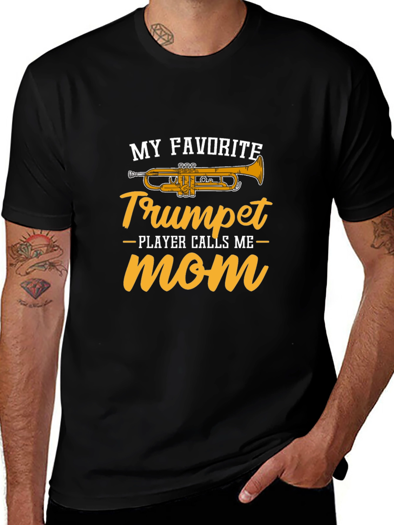 Variant 14 of My Favorite Trumpet Player Calls Me Mom T-Shirt