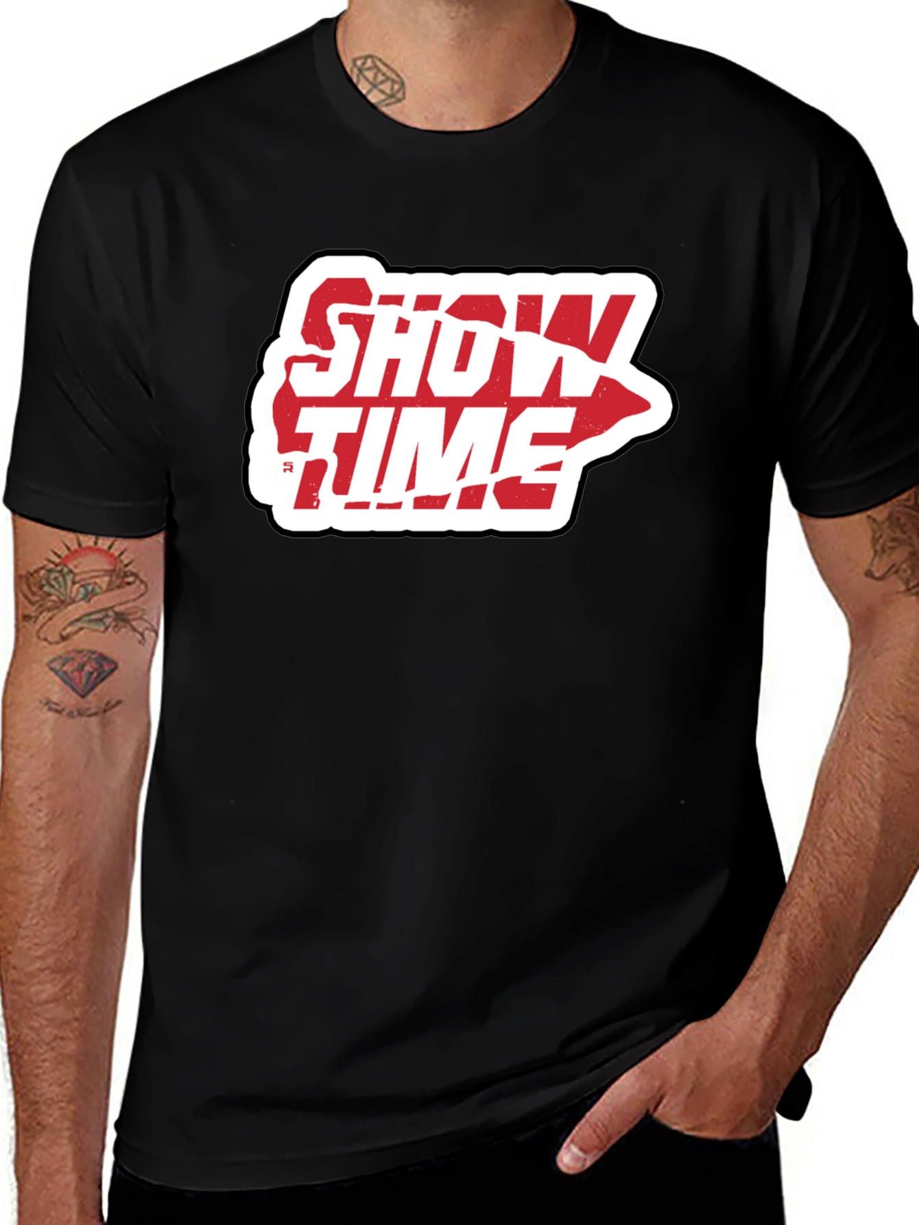 Variant 6 of Showtime Graphic Tee - Black