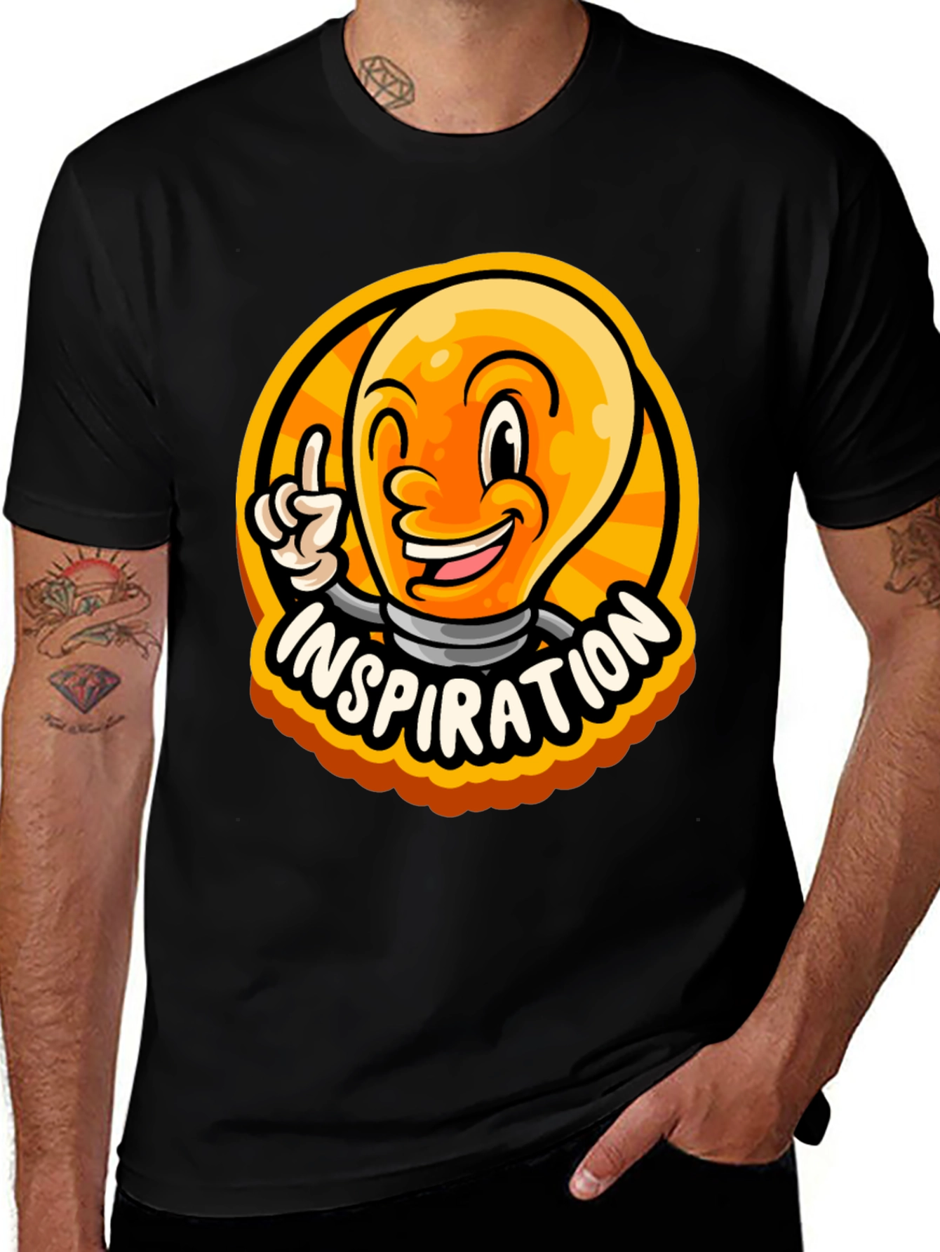 Variant 19 of Inspiration Light Bulb Graphic T-Shirt