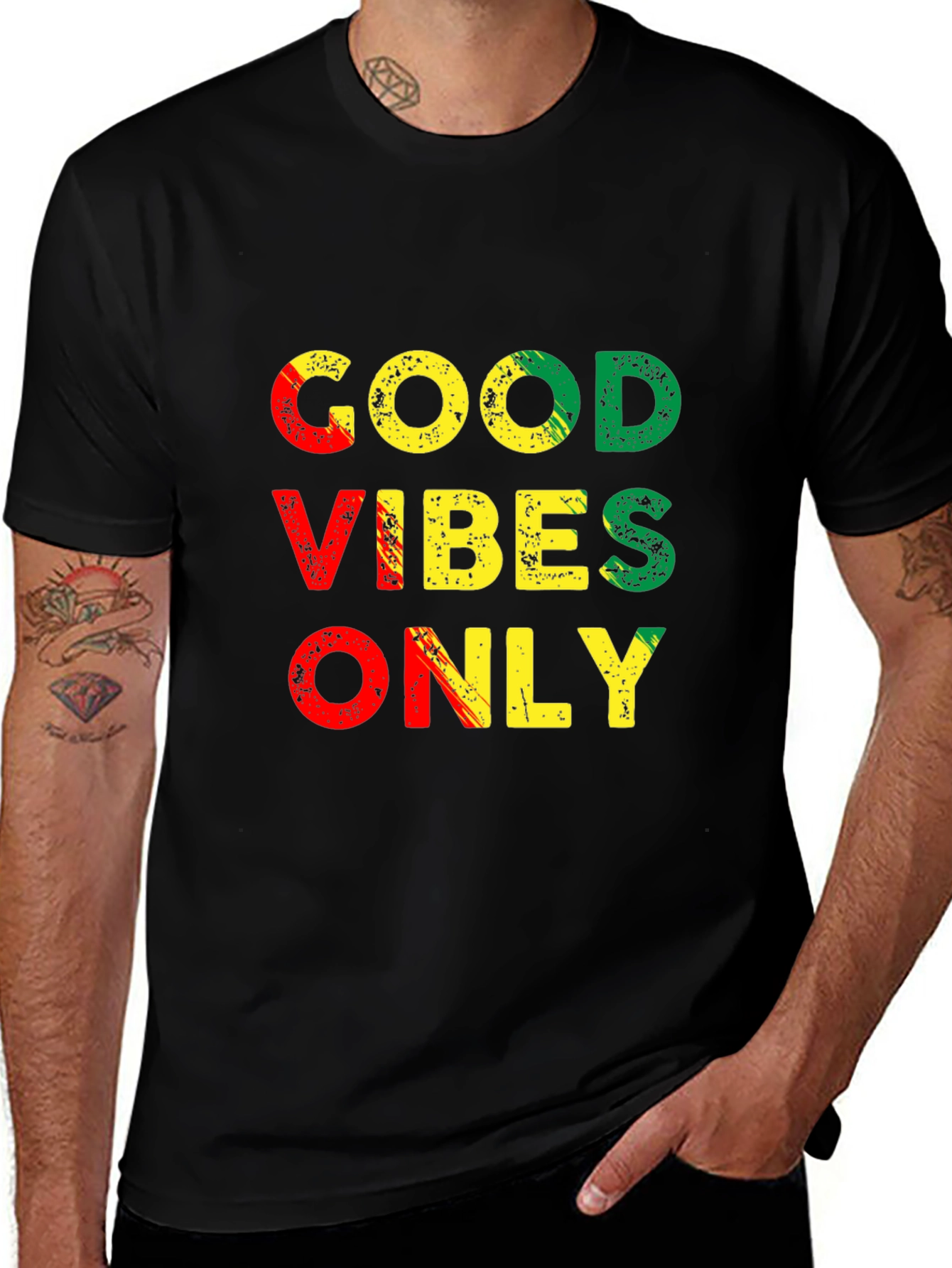 Variant 19 of Good Vibes Only Graphic T-Shirt