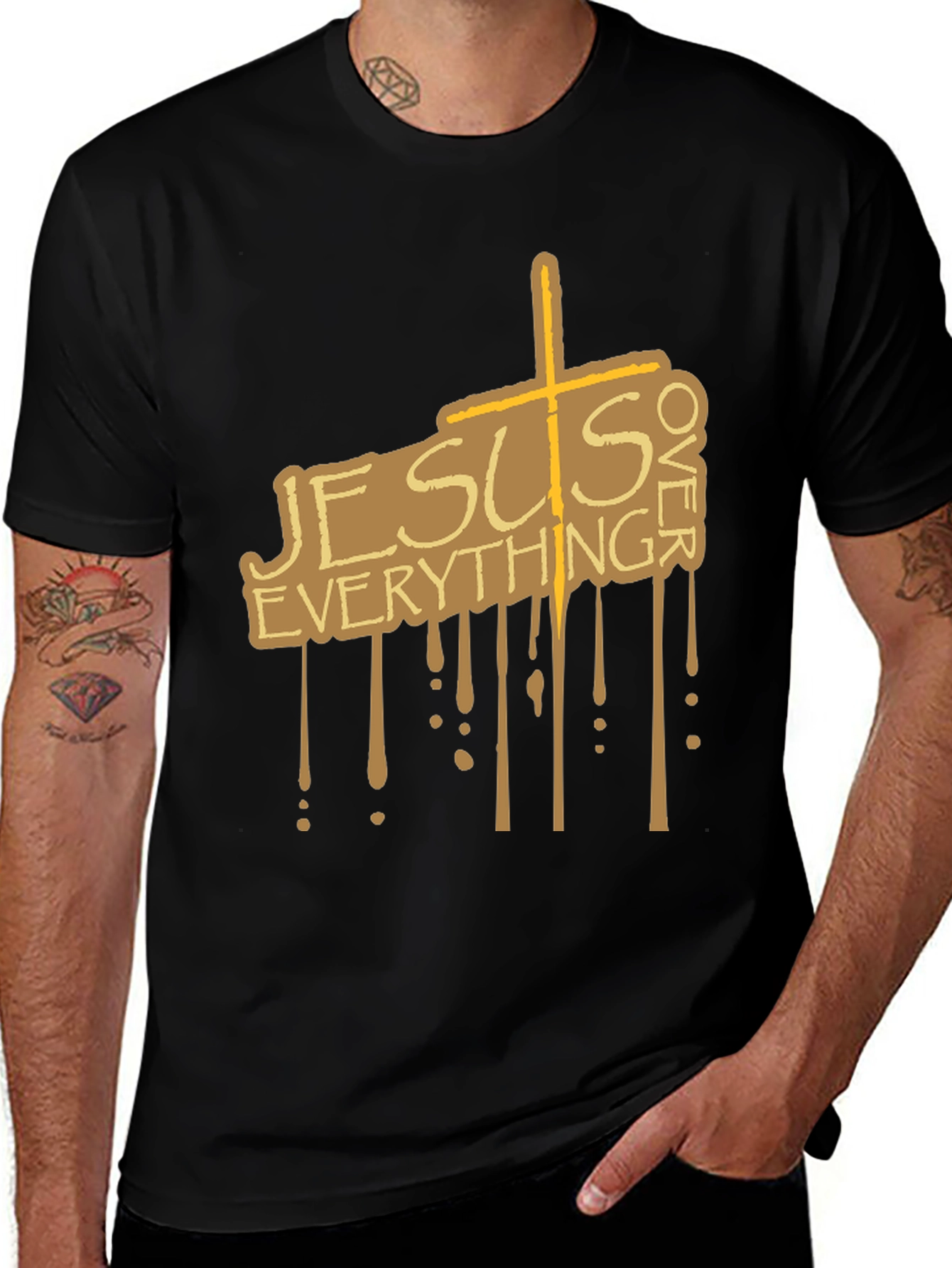 Variant 30 of Jesus Over Everything Graphic T-Shirt