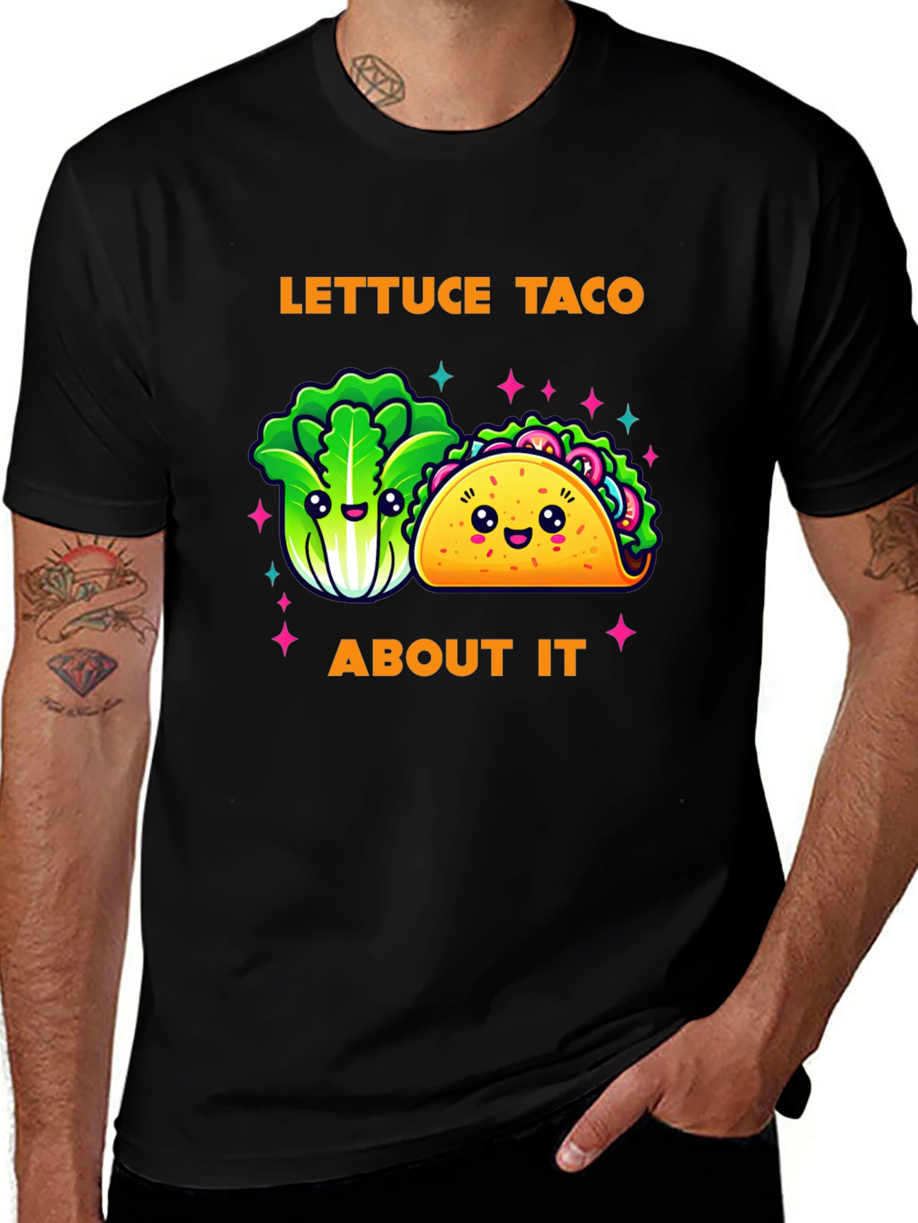 Variant 25 of Lettuce Taco About It Graphic T-Shirt