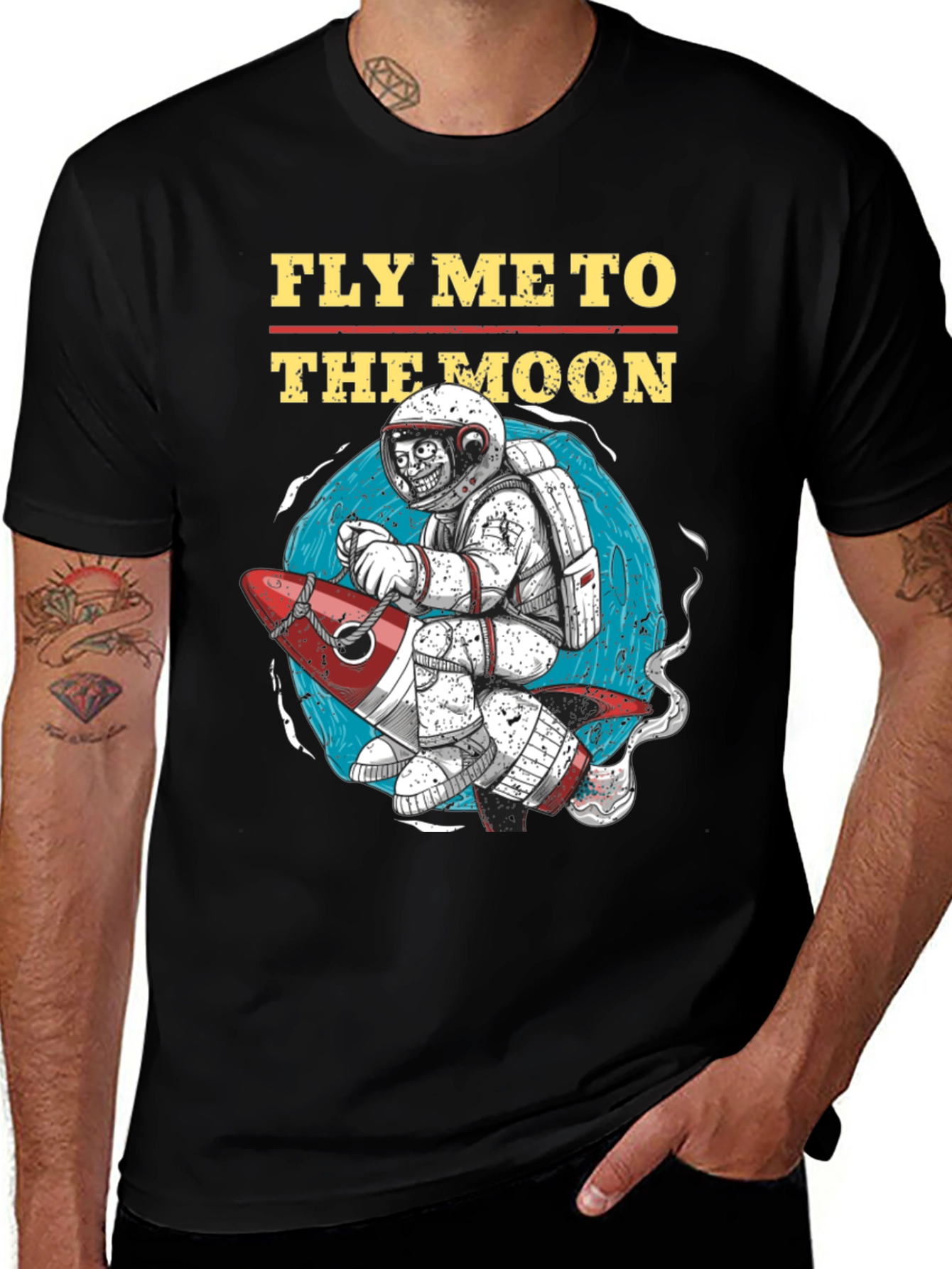 Variant 23 of Fly Me To The Moon Graphic T-Shirt