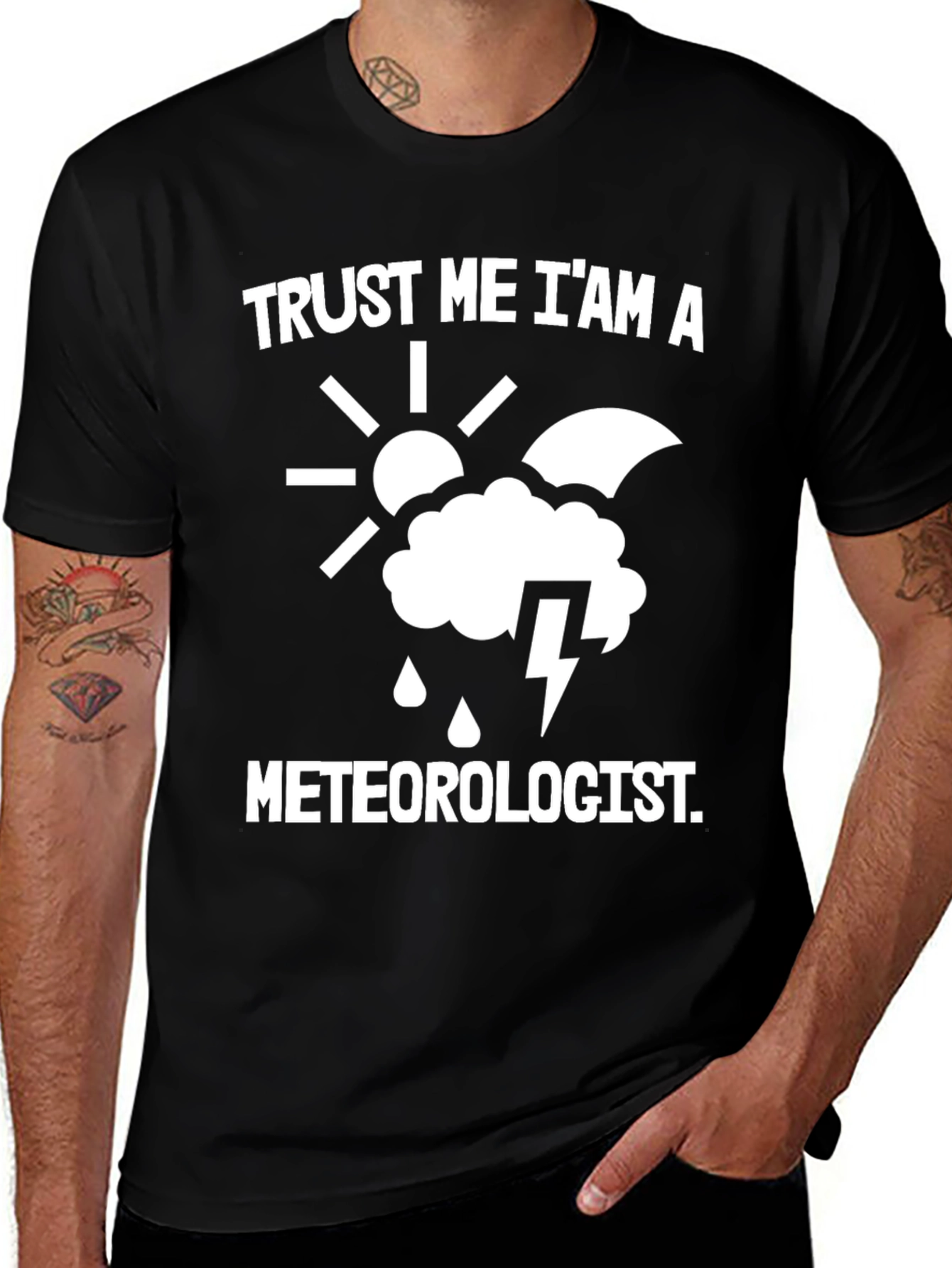 Variant 3 of Trust Me I'm A Meteorologist T-Shirt