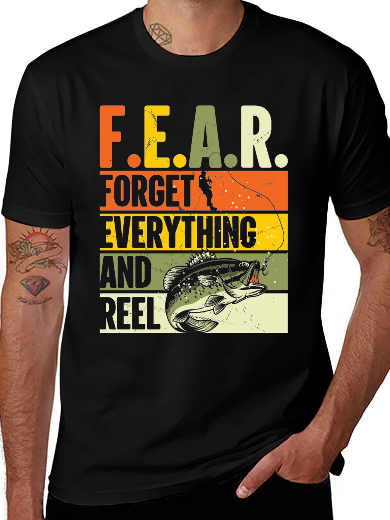 Variant 18 of Fear Forget Everything And Reel T-Shirt