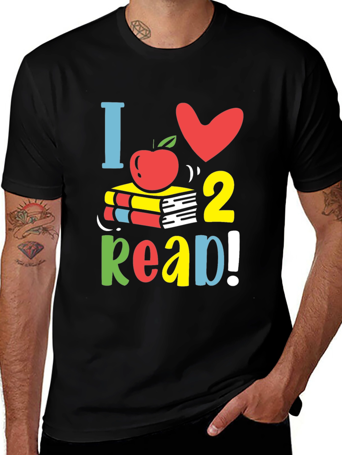 Variant 30 of I Love to Read T-Shirt