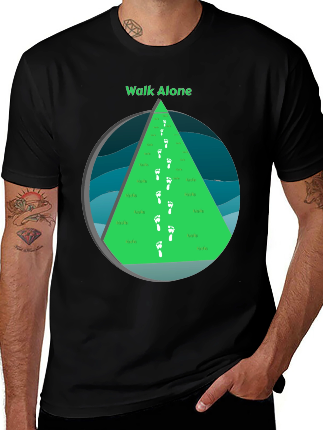 Variant 22 of Walk Alone Graphic Tee