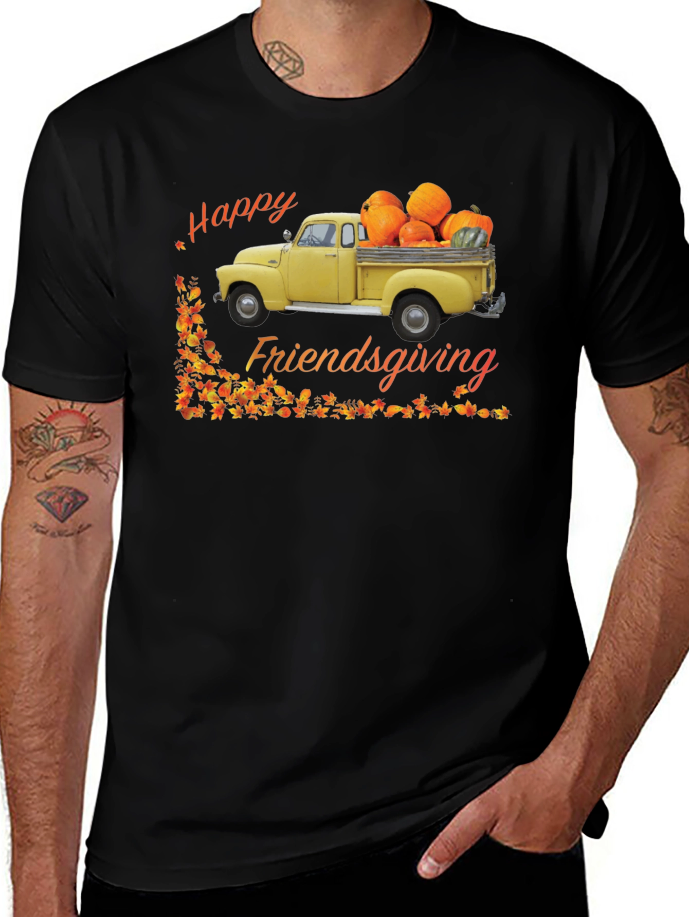 Happy Friendsgiving Truck Graphic Tee