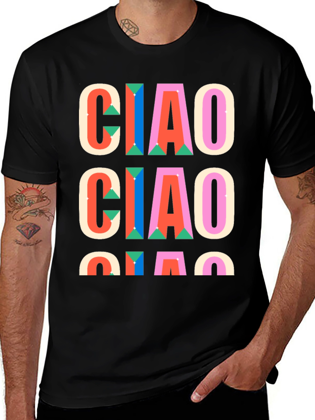 Ciao Graphic Tee - Fun Retro Style