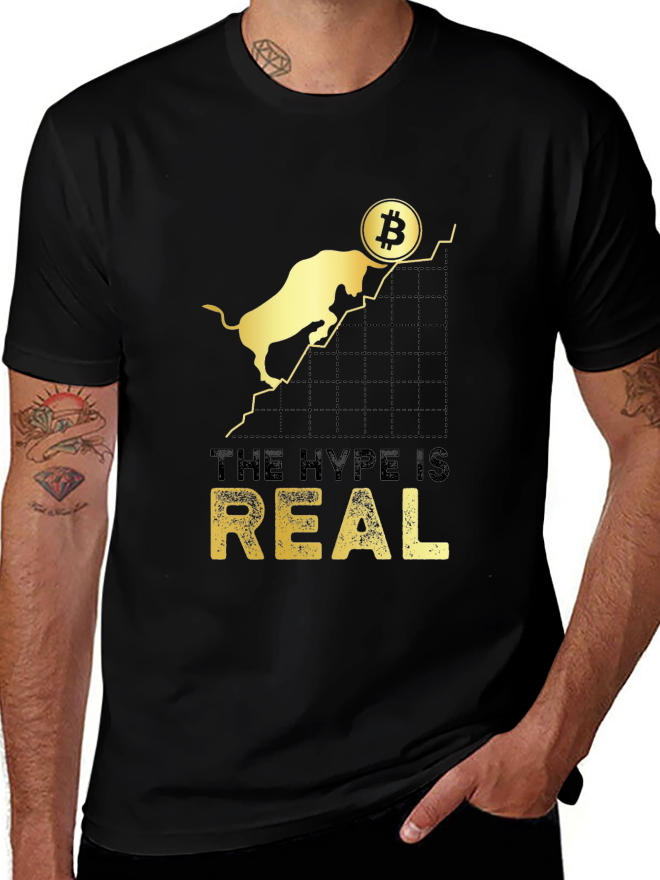Bitcoin Bull Run T-Shirt - Hype is Real
