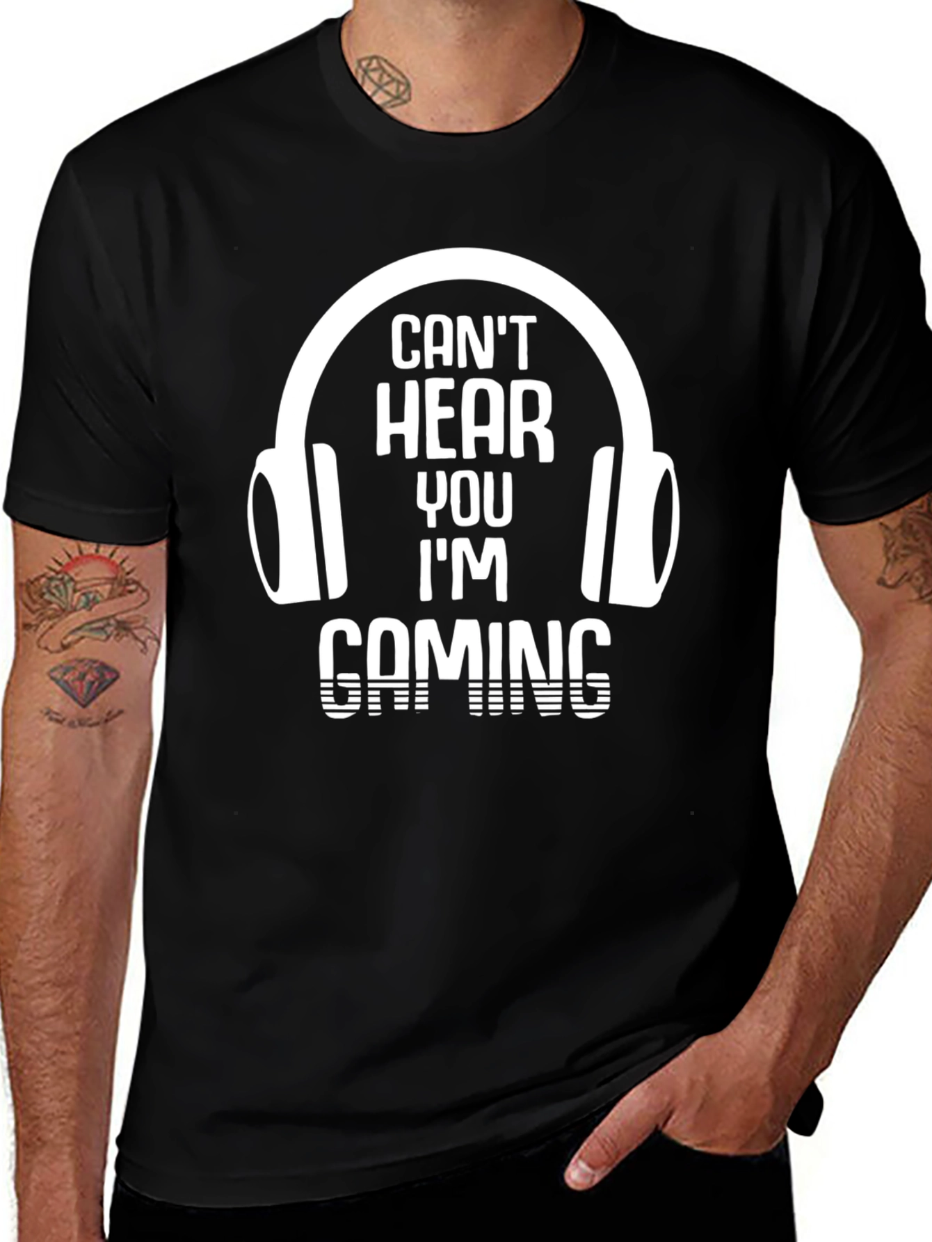 Variant 21 of Can't Hear You I'm Gaming T-Shirt