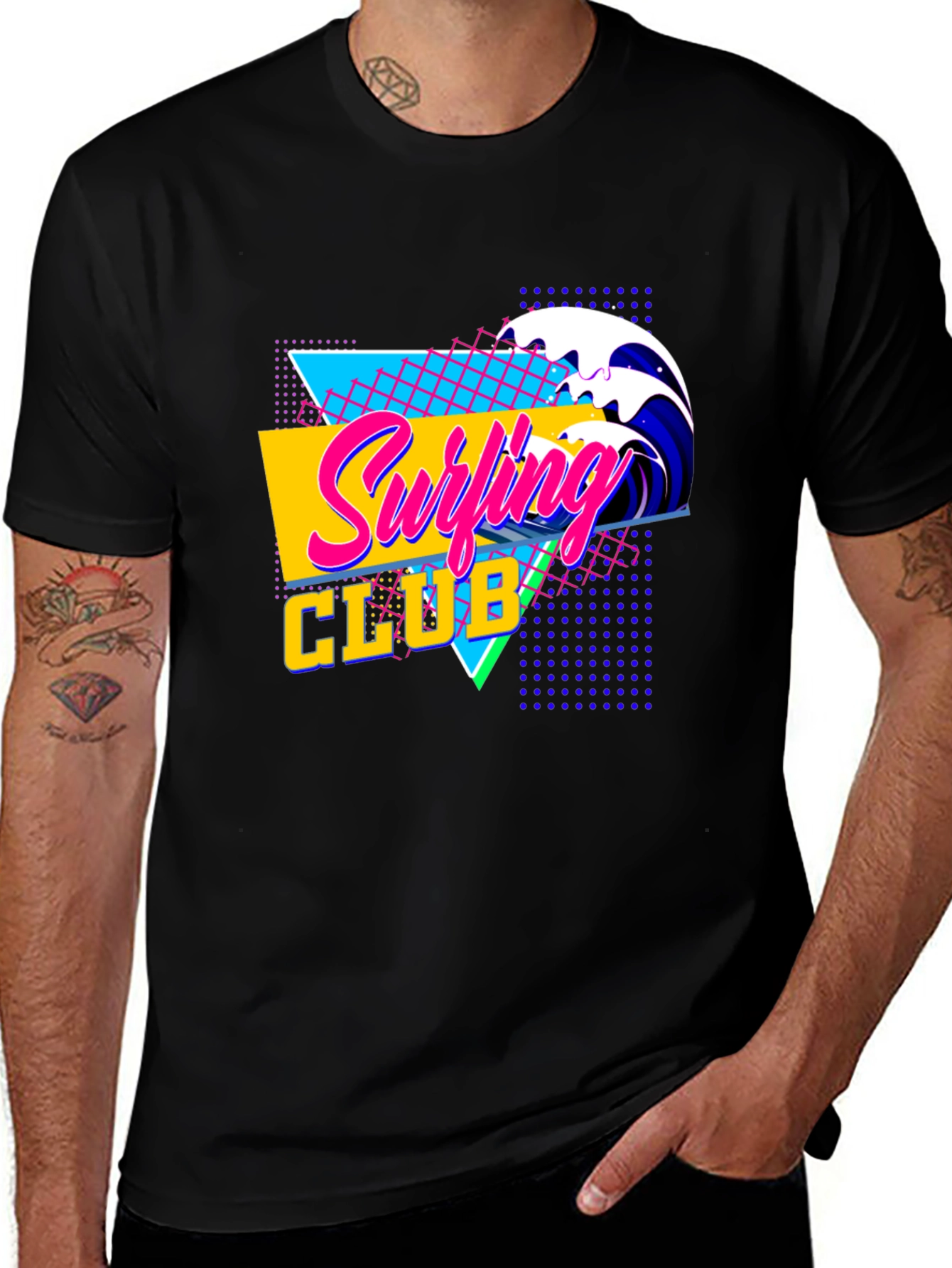 Variant 7 of Retro Surfing Club Graphic T-Shirt