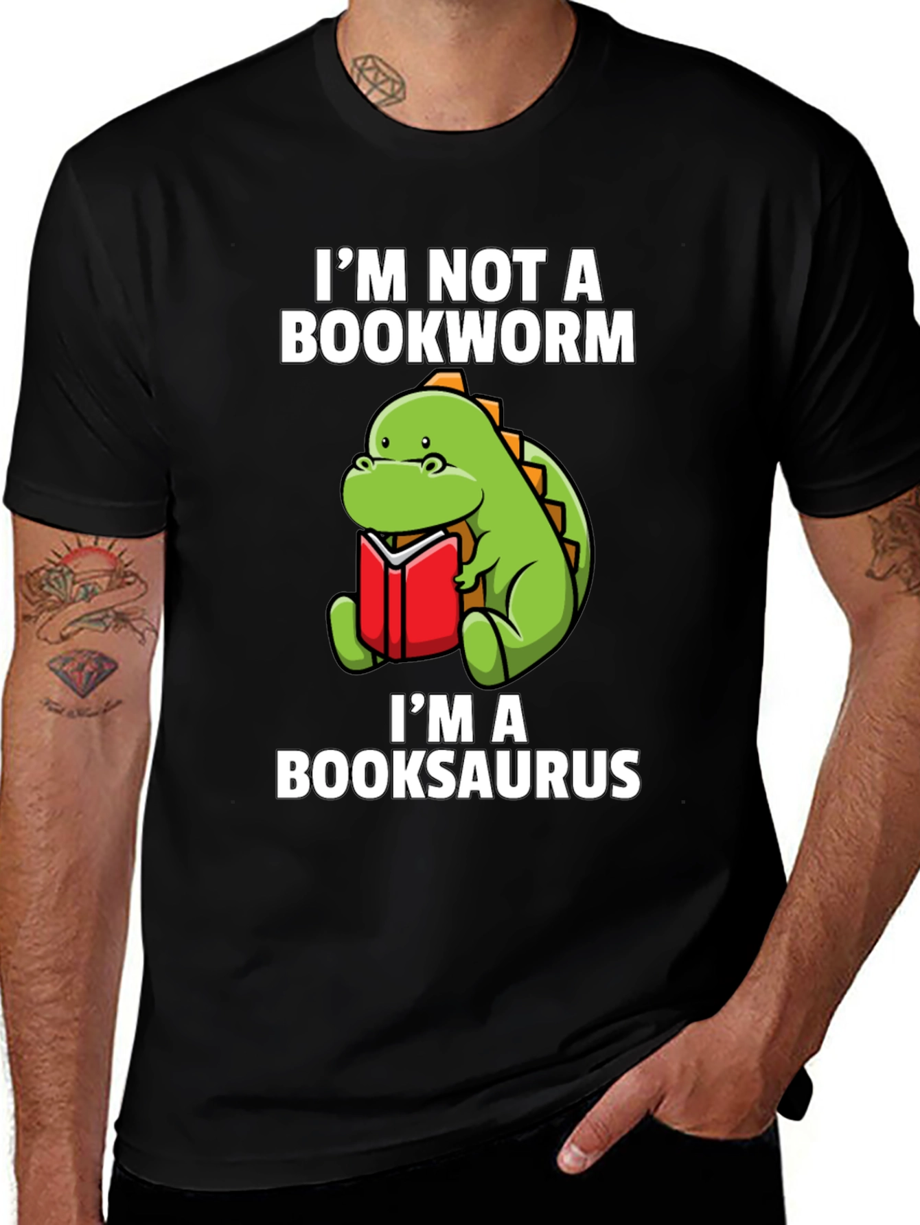 Variant 21 of Bookworm T-Shirt - I'm a Booksaurus