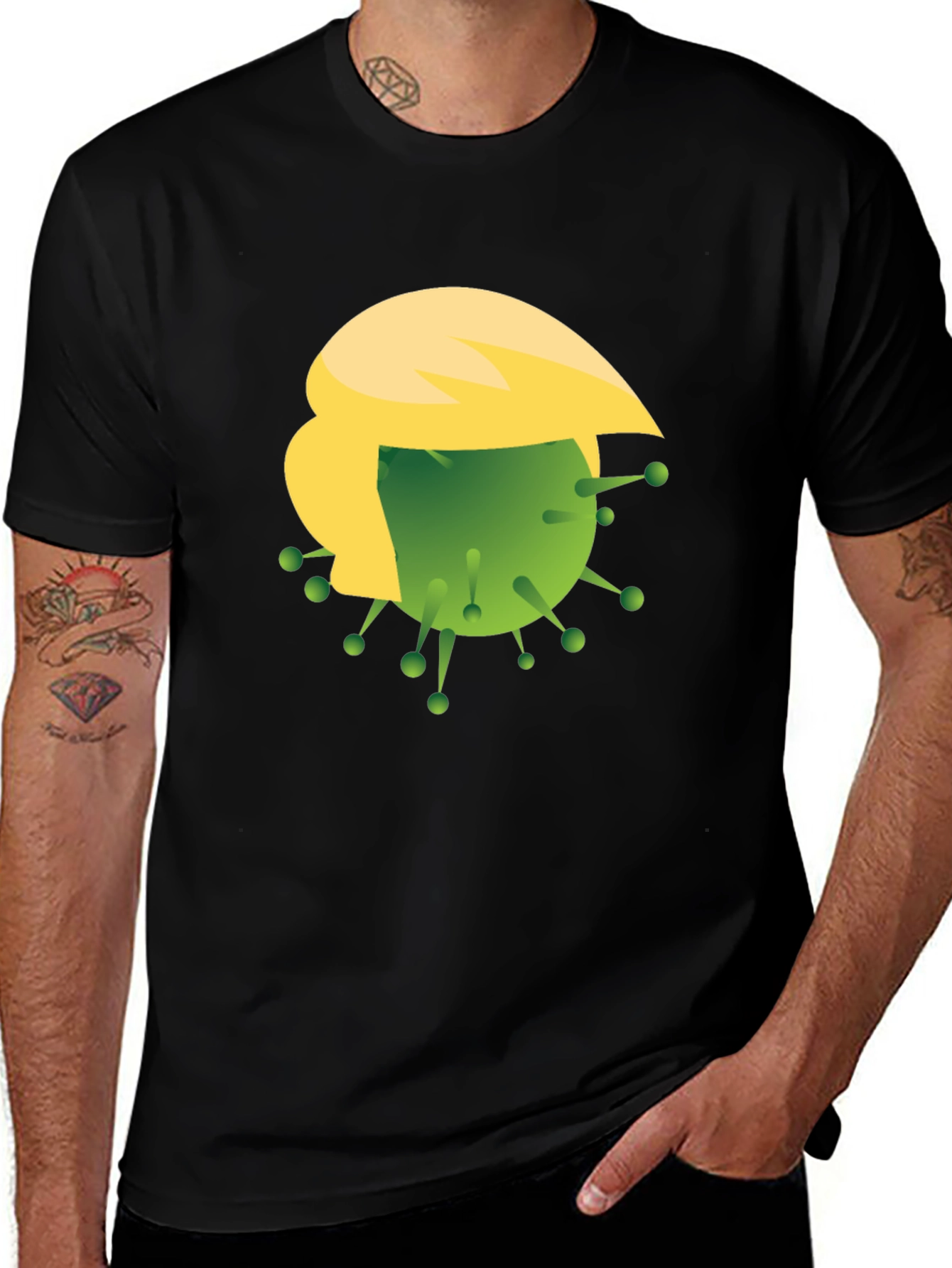Variant 10 of Novelty COVID-19 Trump Graphic T-Shirt