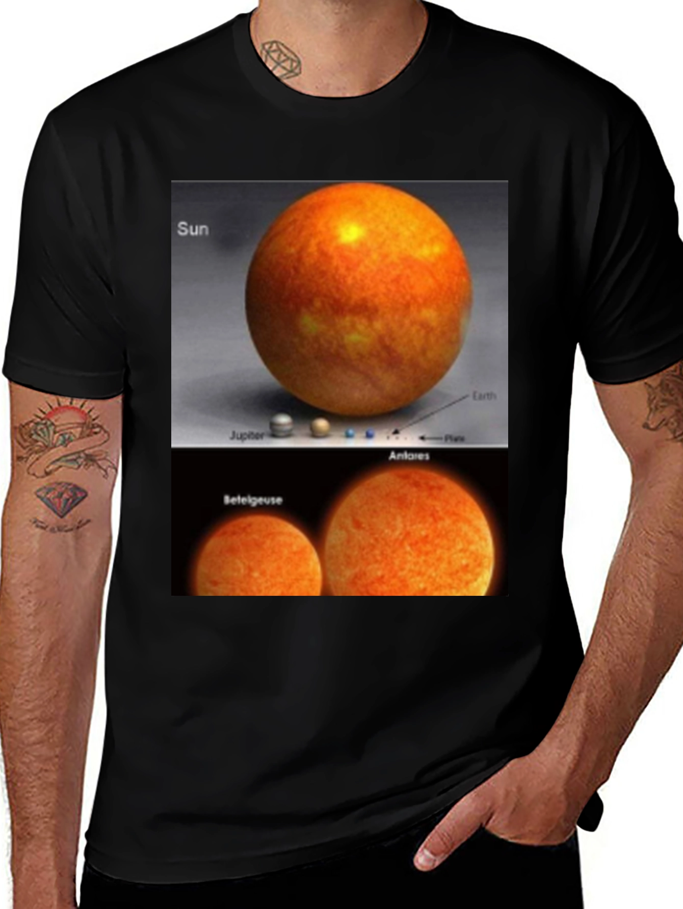 Variant 21 of Sun & Stars Graphic T-Shirt