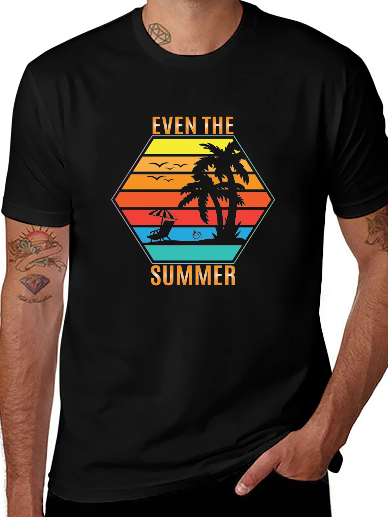 Even the Summer Graphic Tee - Beach Vibes
