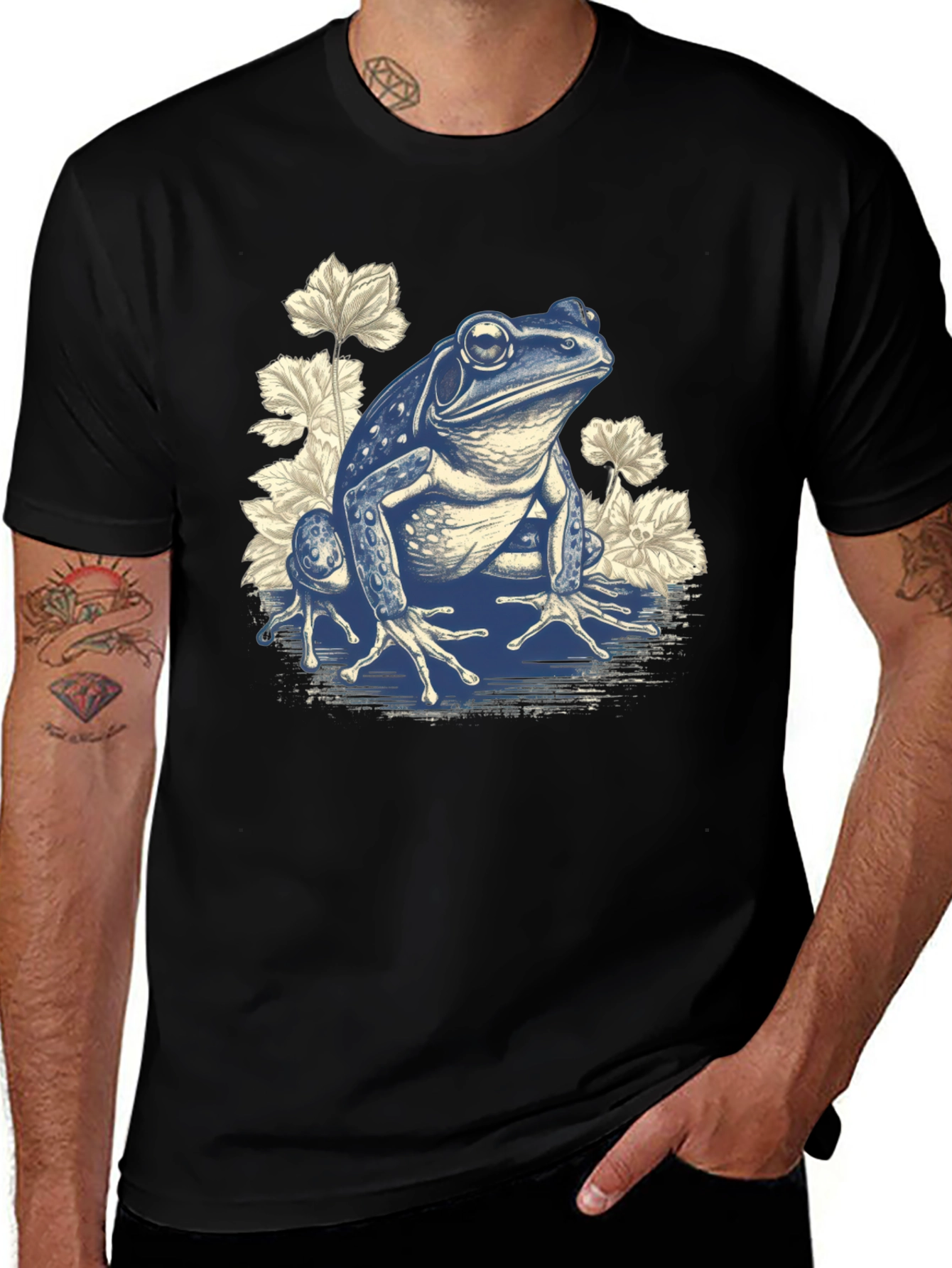 Variant 8 of Frog Graphic Print T-Shirt