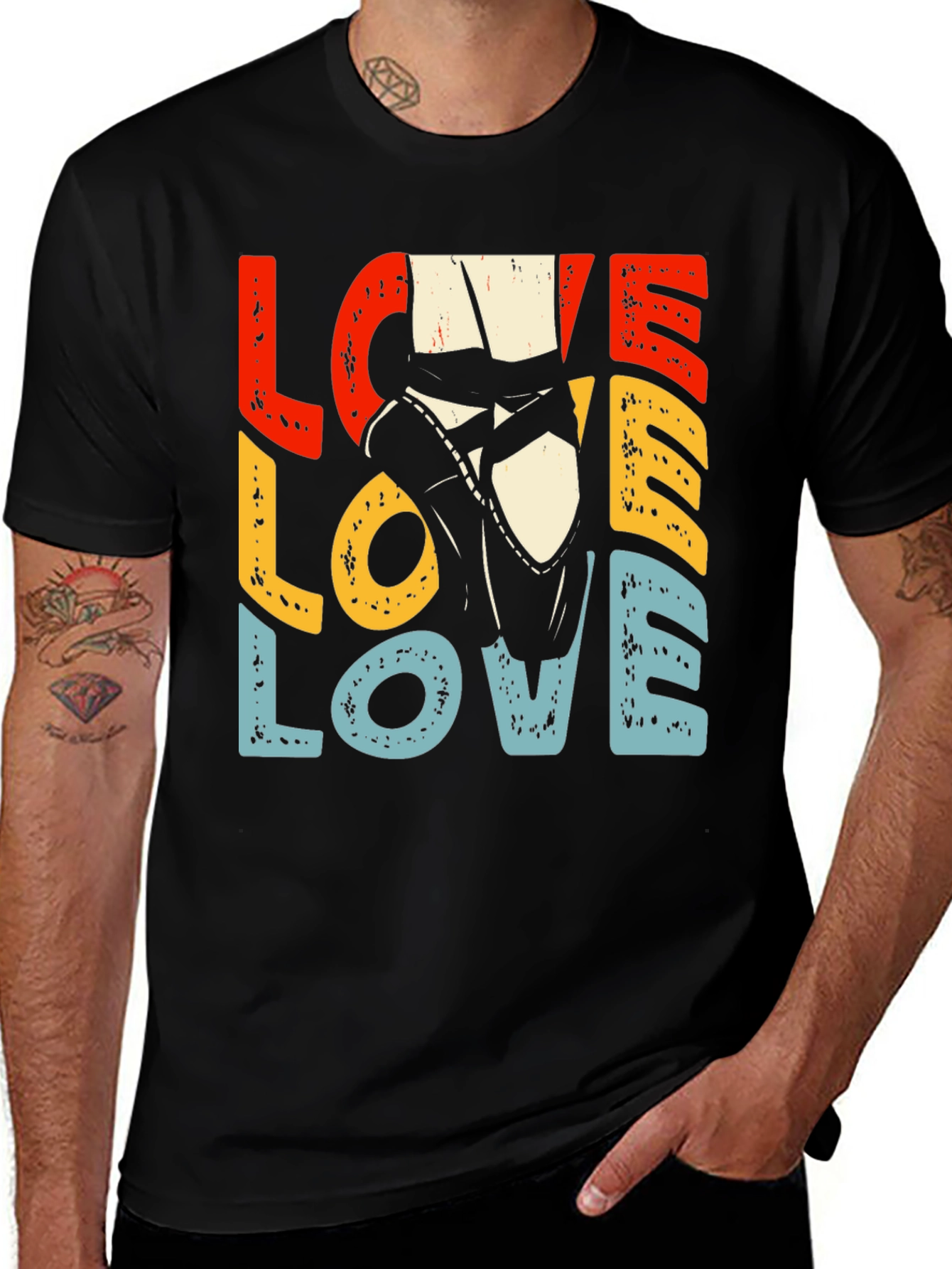 Variant 16 of Ballet Love T-Shirt Retro Dance Tee