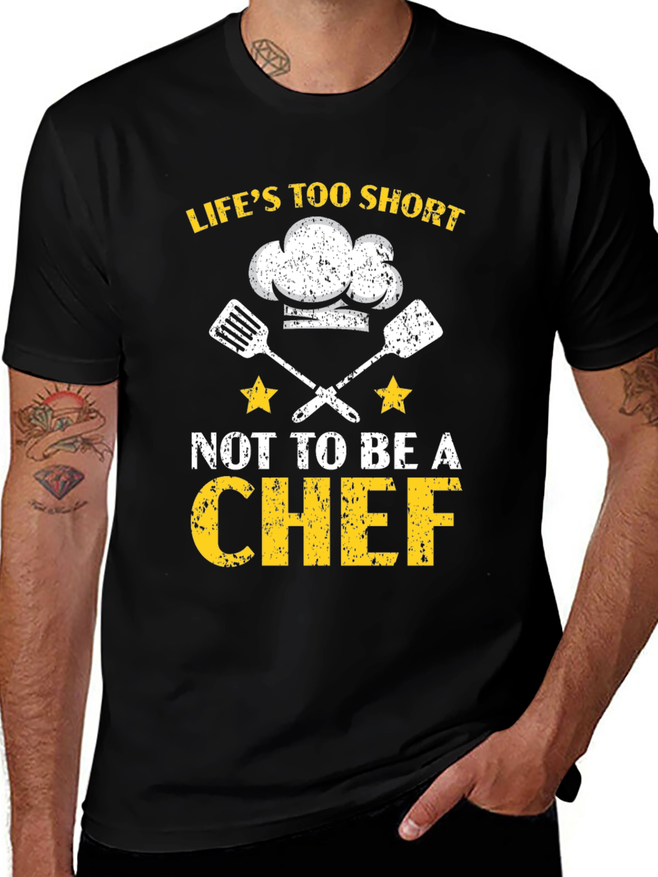 Variant 11 of Life's Too Short To Not Be A Chef T-Shirt