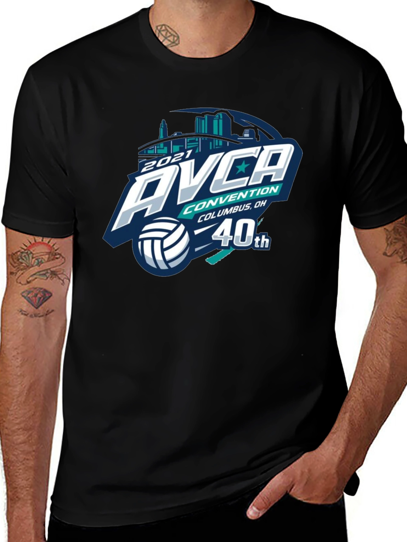 Variant 3 of 2021 AVCA Columbus Convention T-Shirt